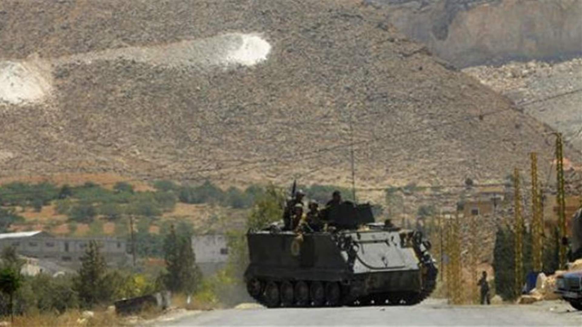 Army forces carry our raid operations in Hermel, arrest fugitives
