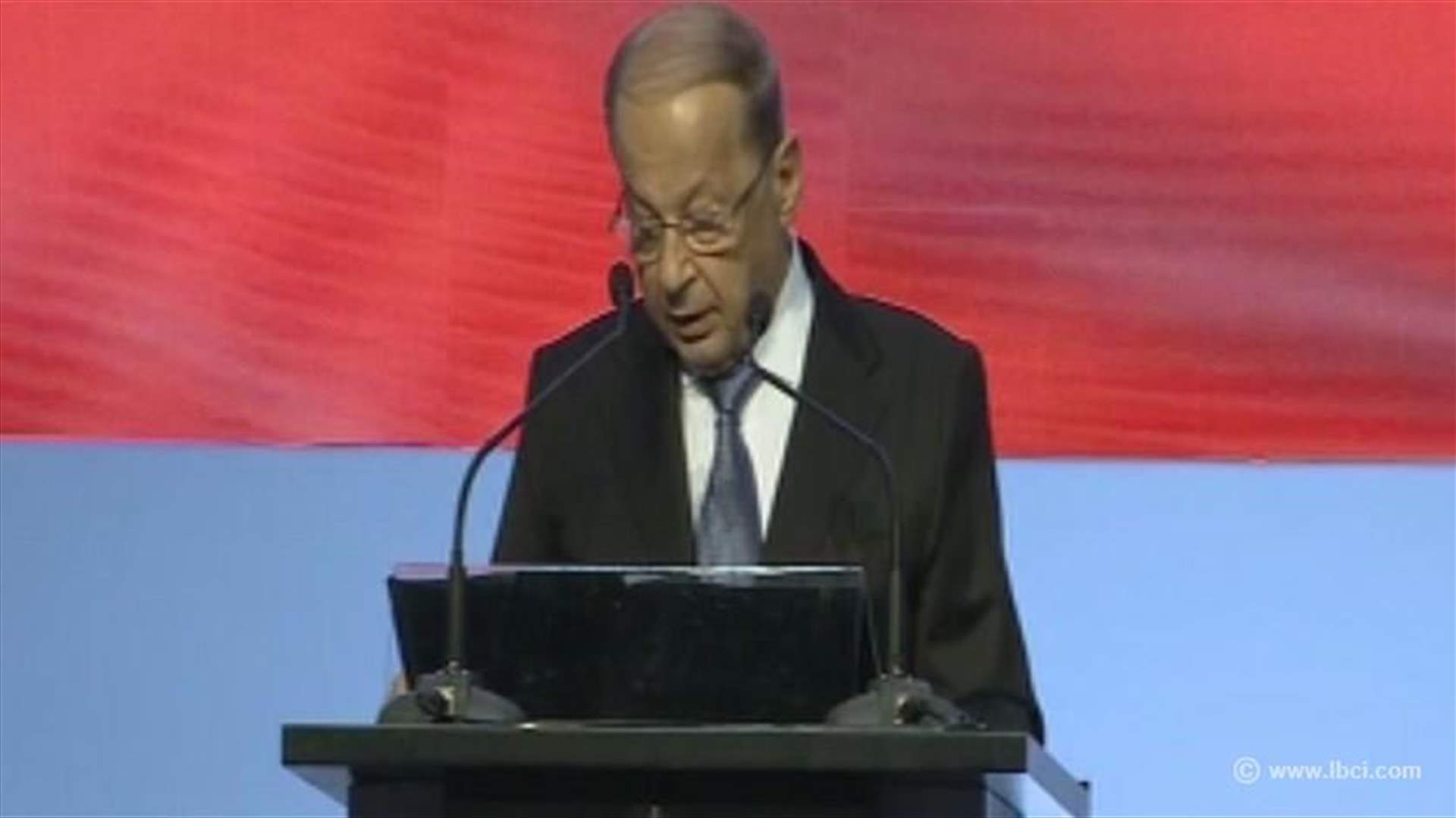 President Aoun says Lebanon’s history with migration is extremely painful