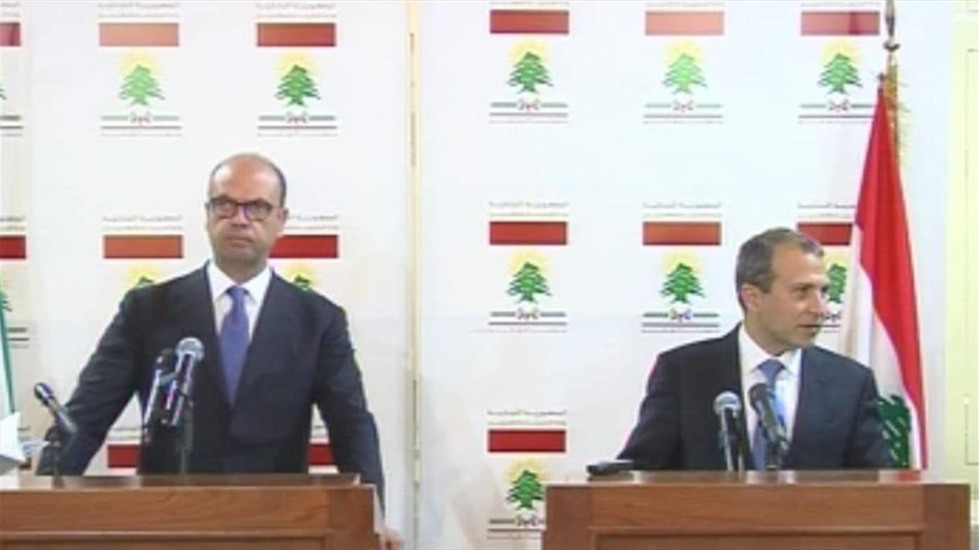 Bassil to Italian counterpart: Lebanon has reached the point of collapse