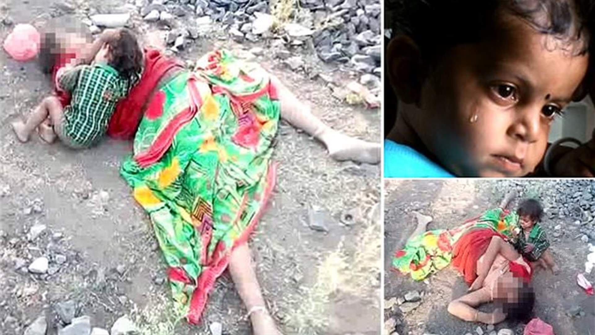 فيديو تقشعر له الأبدان...طفل يرضع من والدته المتوفاة!