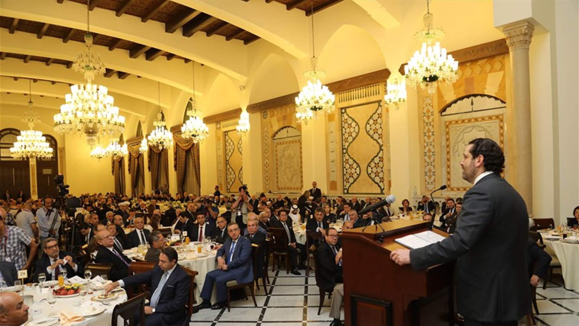 الحريري خلال مأدبة إفطار بالسراي: العودة إلى الستين أو التمديد سيشكل هزيمة لنا جميعا