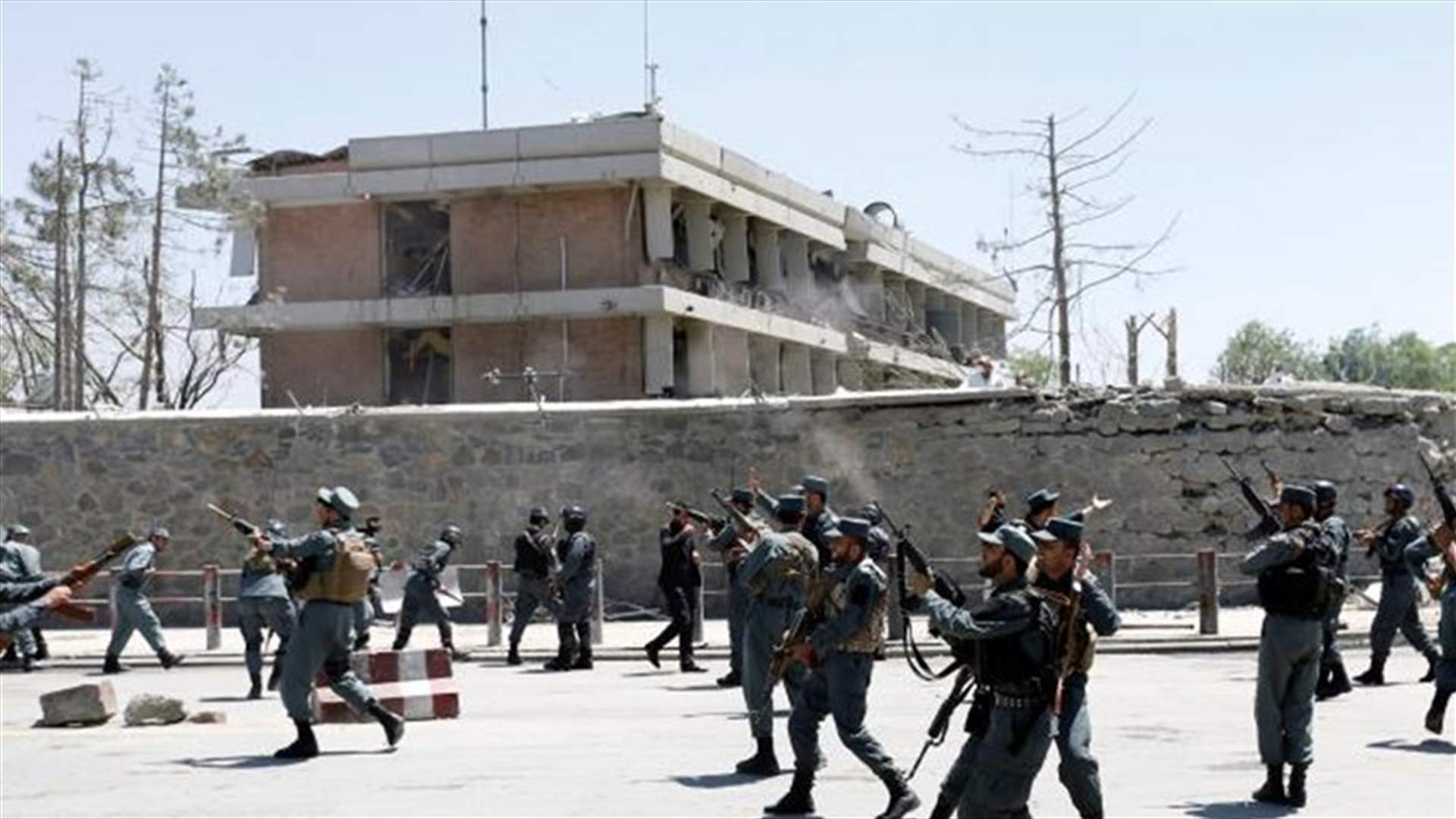 Afghan protesters, angry at truck bomb blast, clash with police at anti-government rally