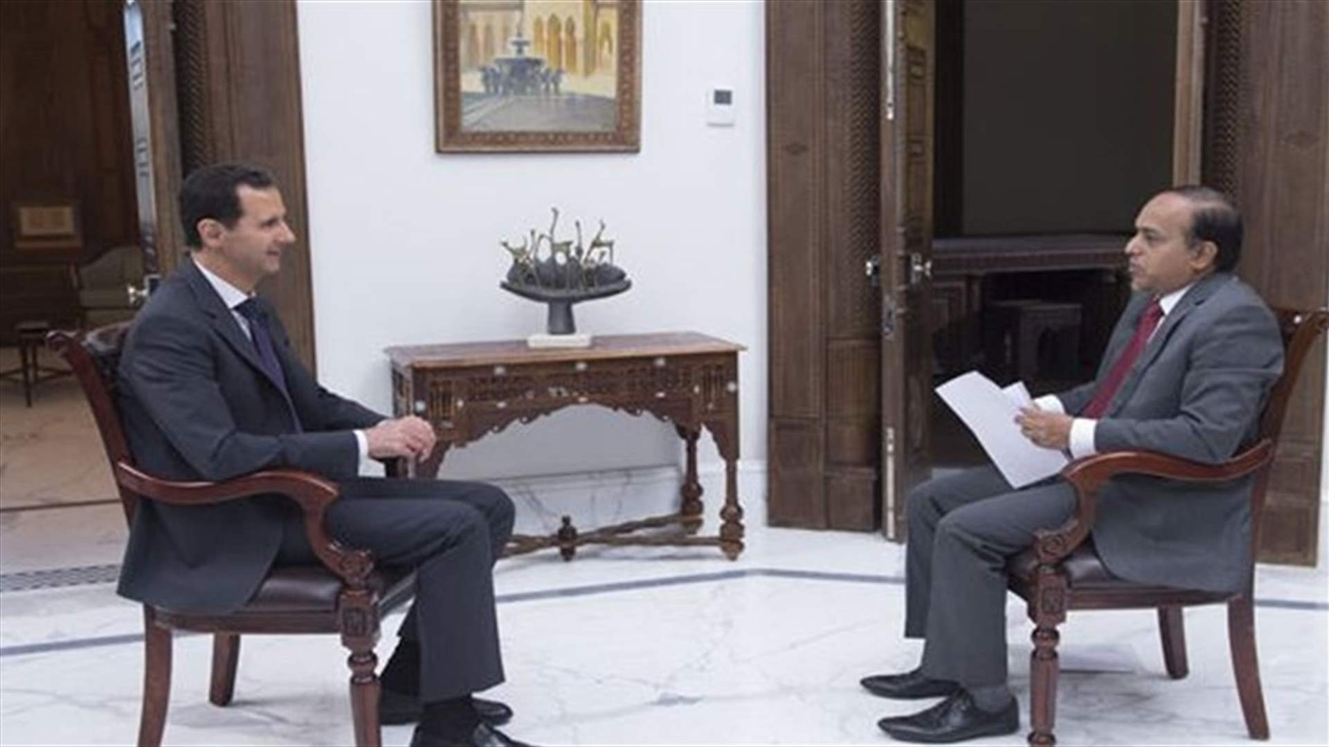 الاسد: الأسوأ بات وراءنا