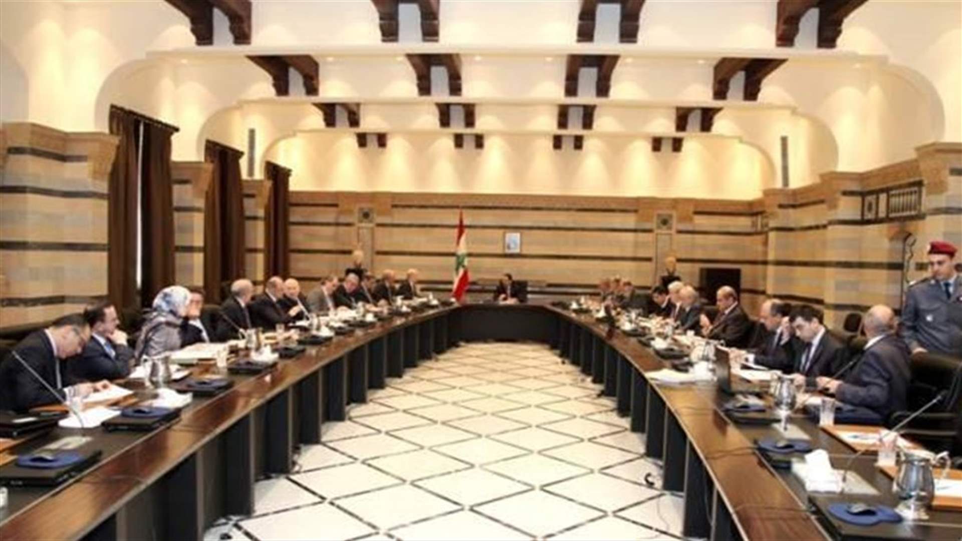 هذا ما ستشهده جلسة مجلس الوزراء الاربعاء