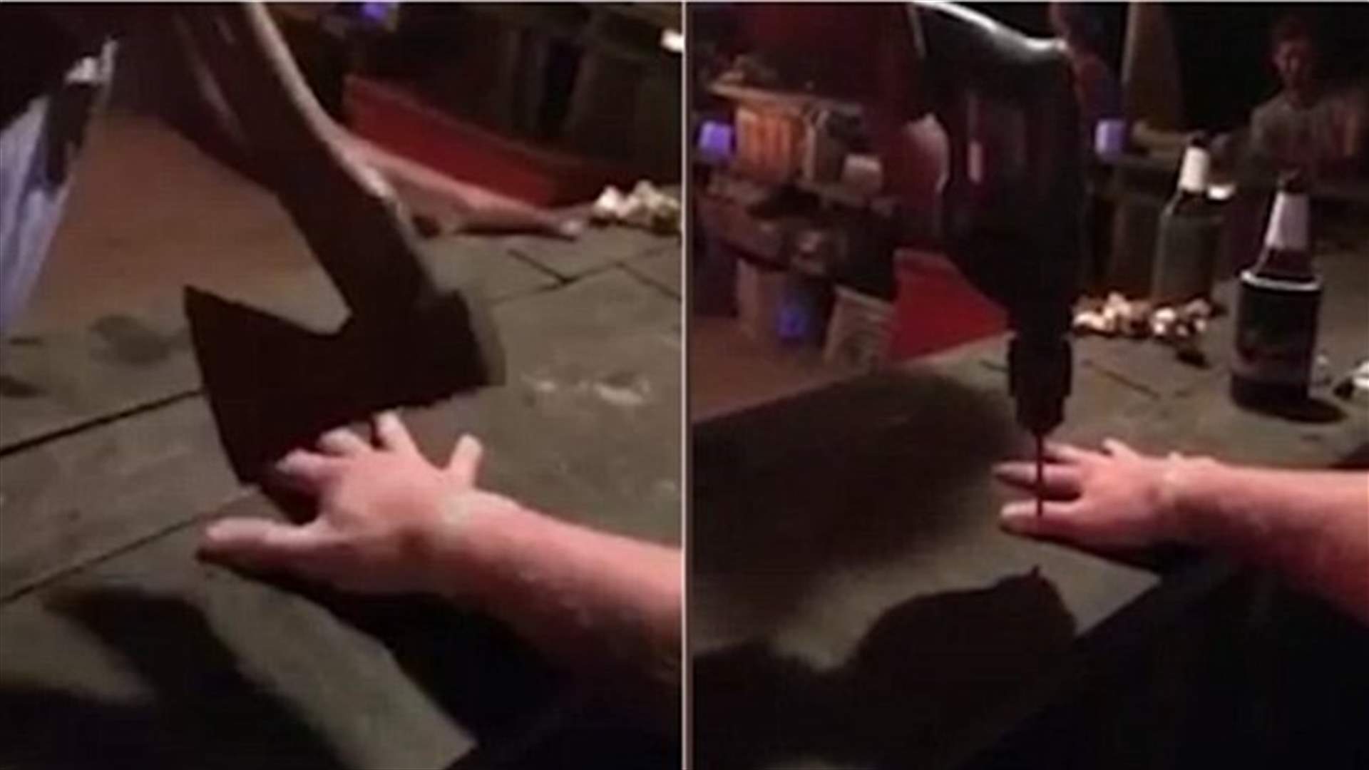 بالفيديو: هل تجرؤون على القيام بهذا التحدي للحصول على شراب مجاني؟