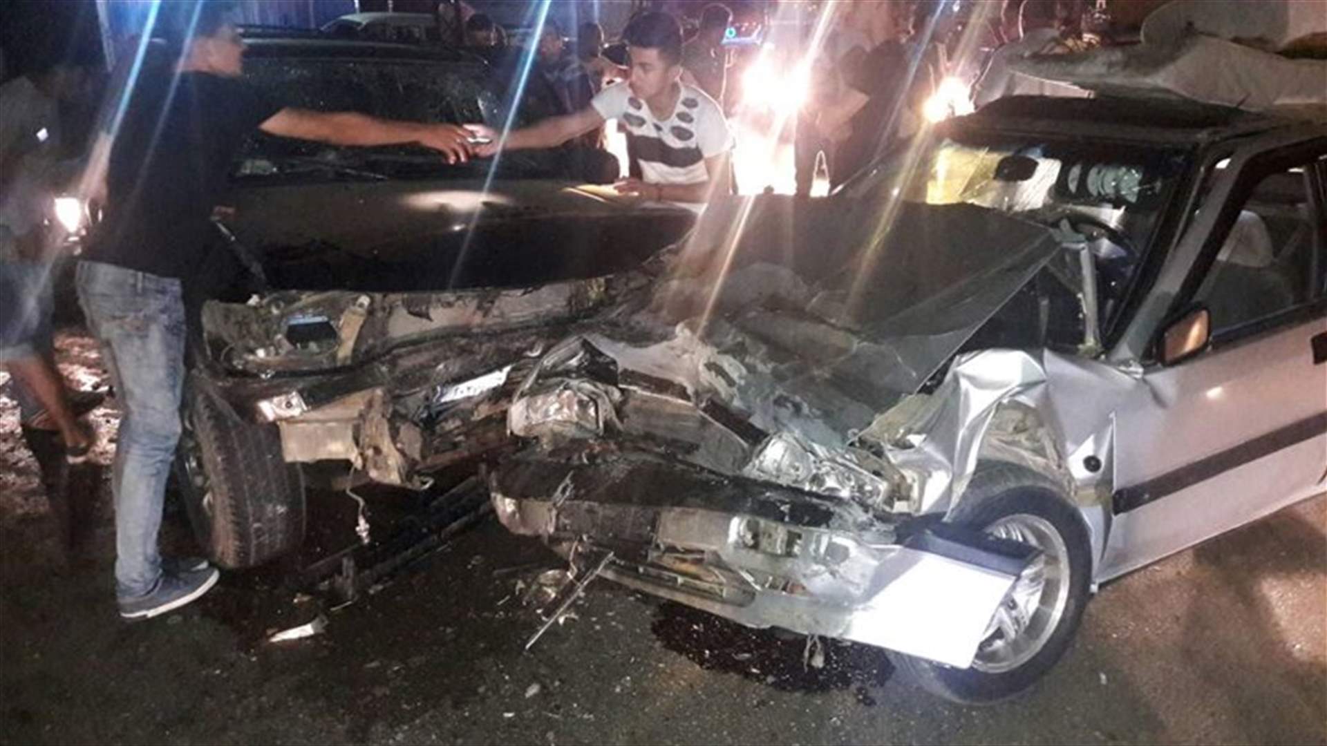 جرحى بحادث سير على طريق حلبا
