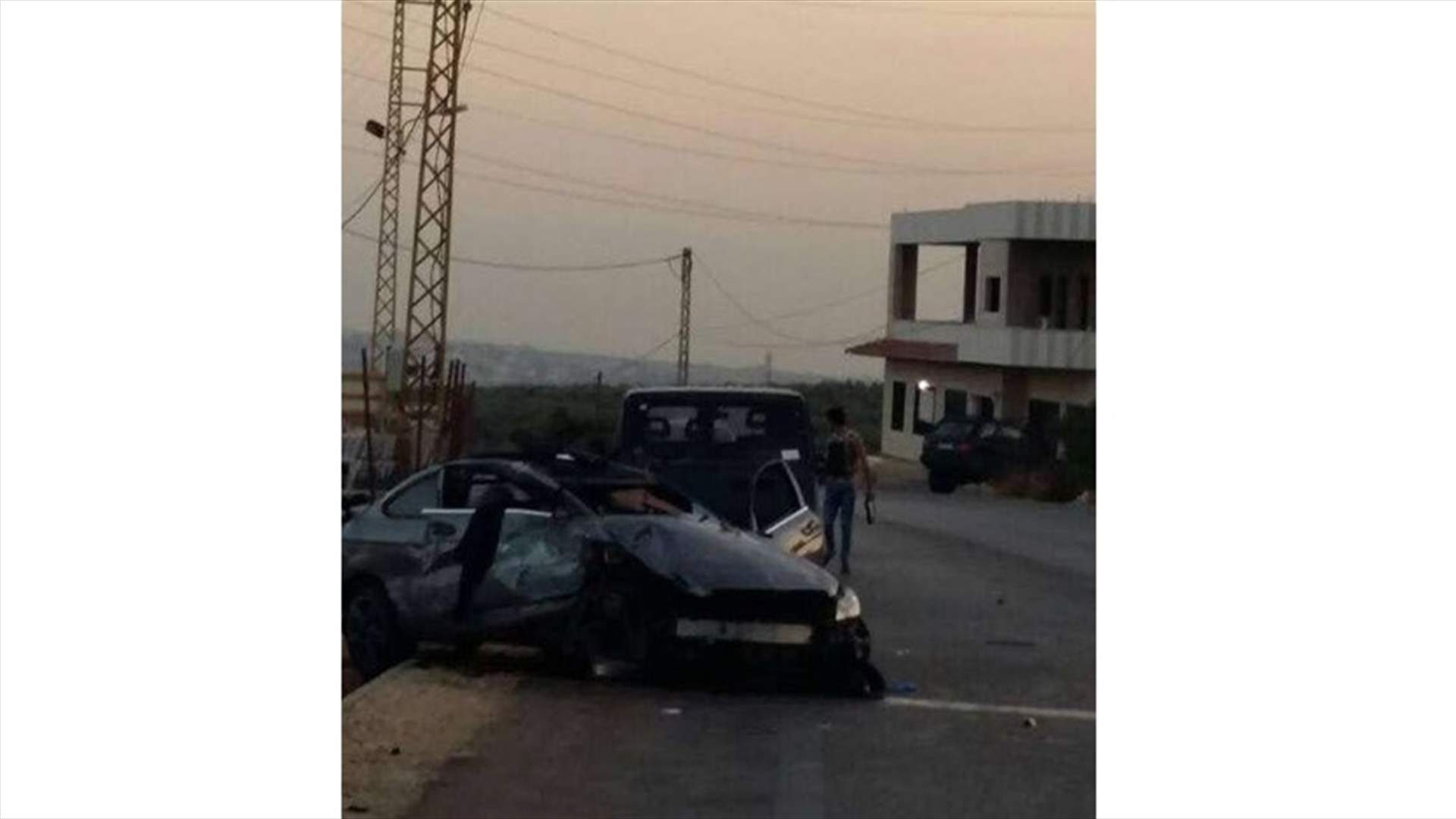 جريحان بحادث سير على طريق كوسبا بصرما