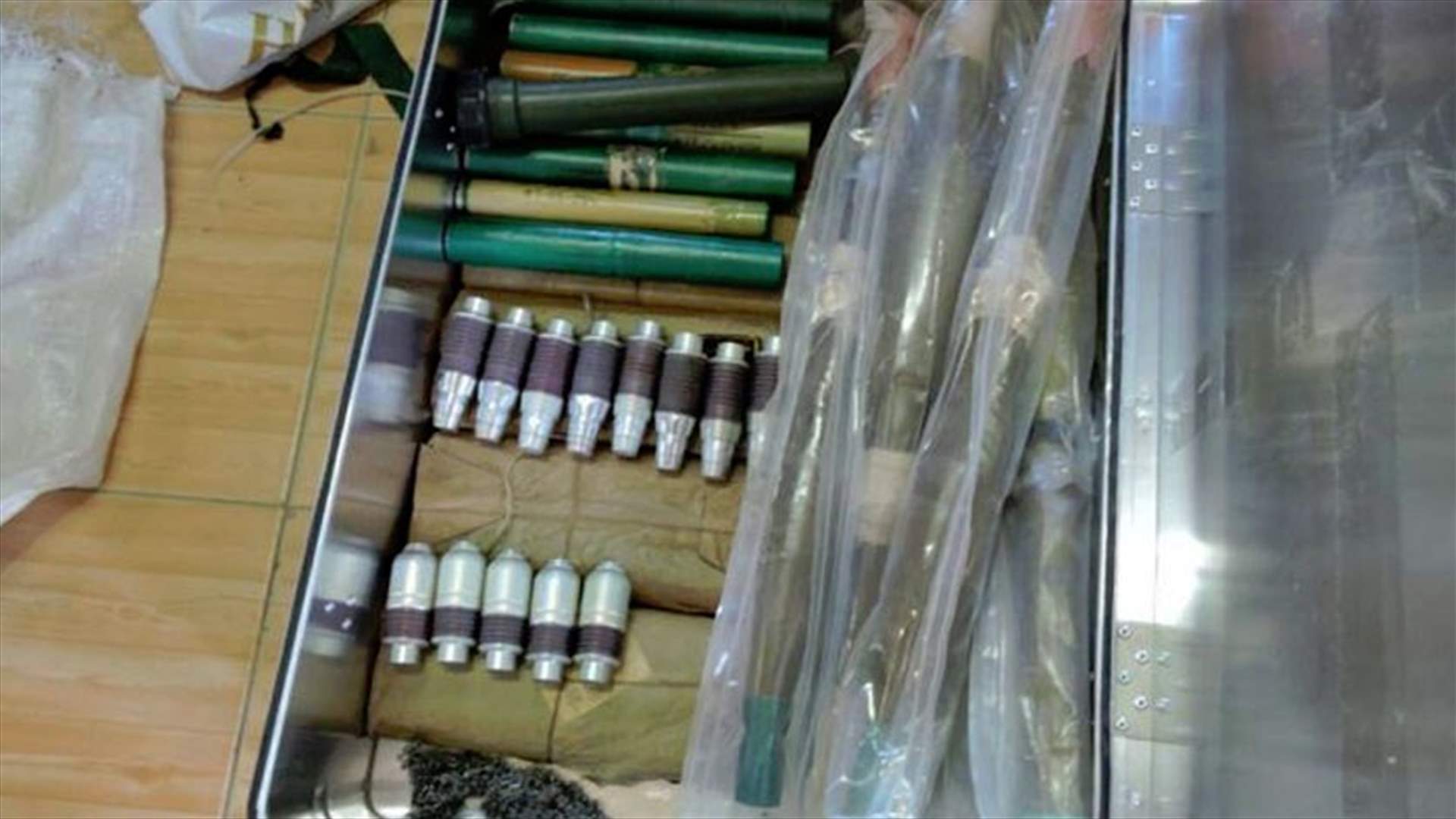 بالصور- اطلاق نار في بعلبك وضبط كمية من الأسلحة