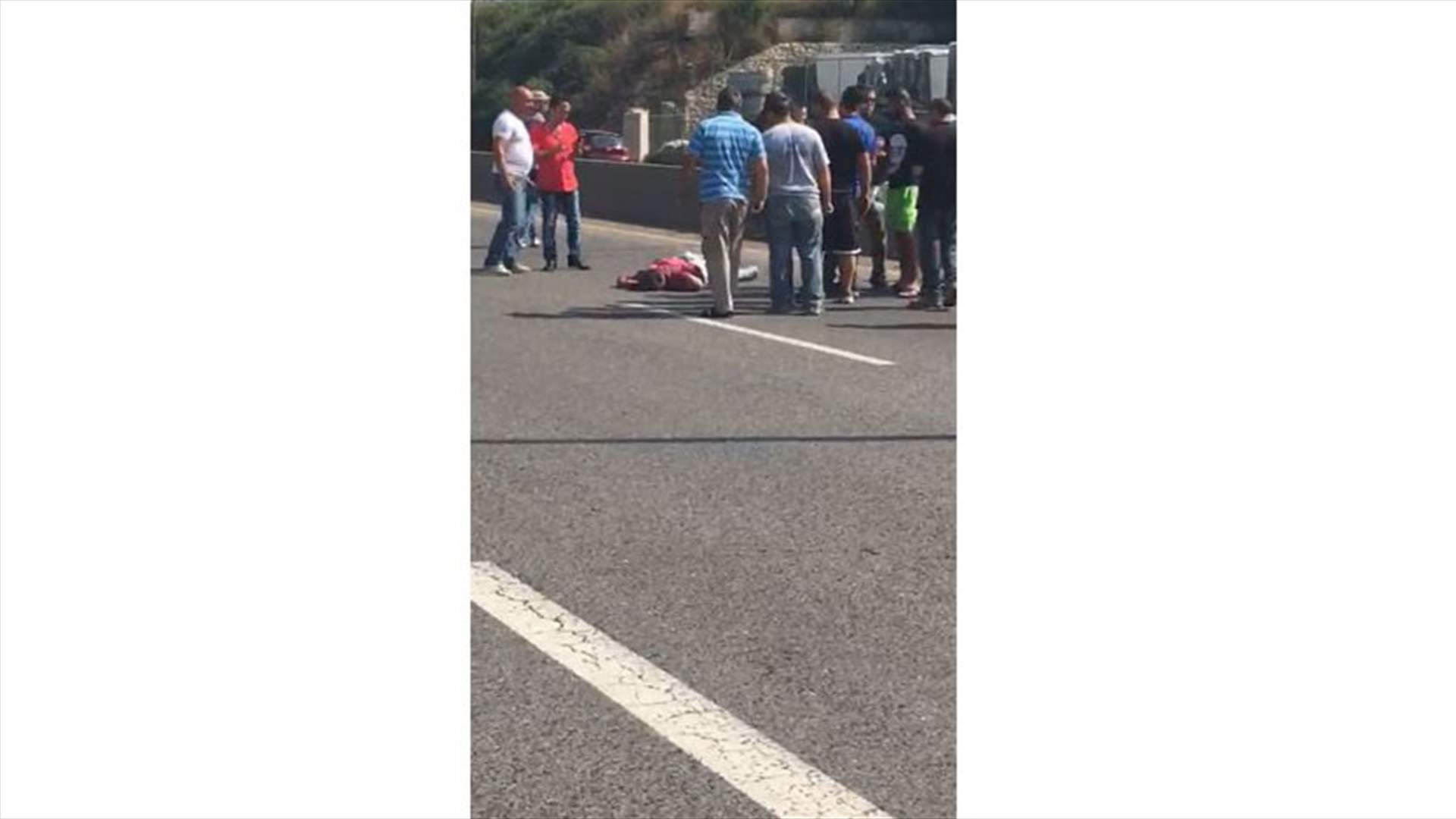 قتيل صدما على اوتوستراد طبرجا