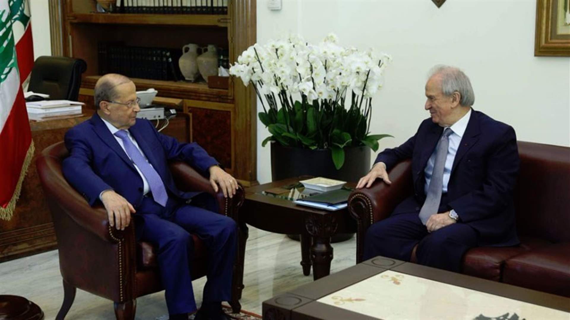 Hamadeh informs Aoun that he will represent Jumblatt in Thursday’s meeting