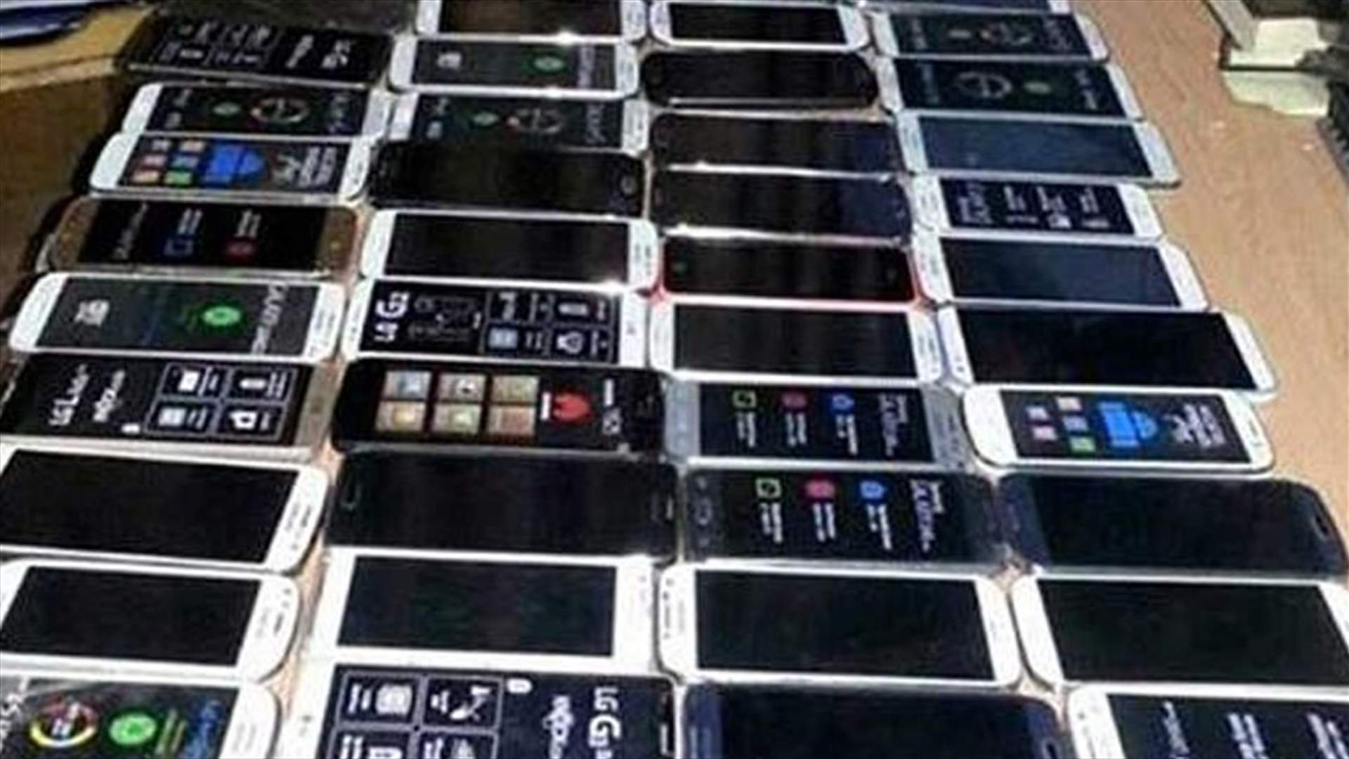 سرق 55 جهازا خليويا...في البقاع