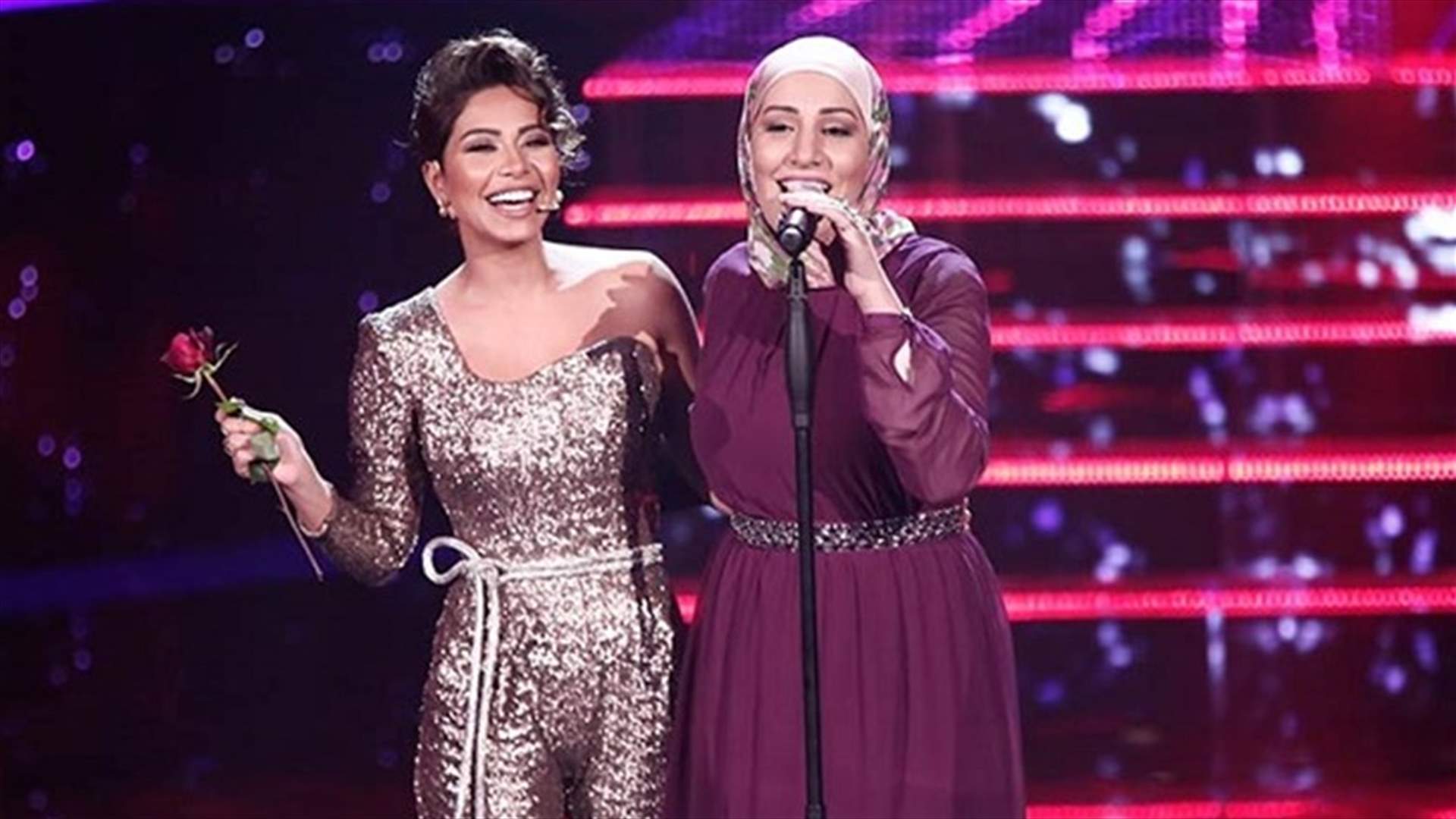 نجمة The Voice نداء شرارة في موقف مزعج بسبب شيرين عبدالوهاب