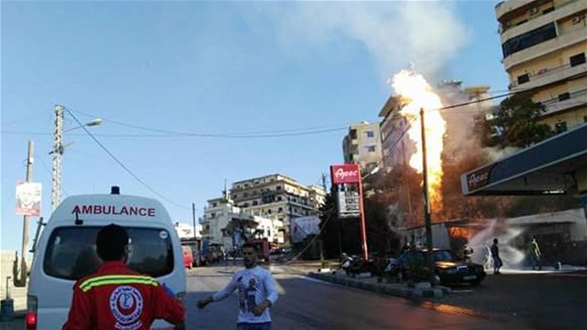 بالصور- حريق كبير في القبة بطرابلس