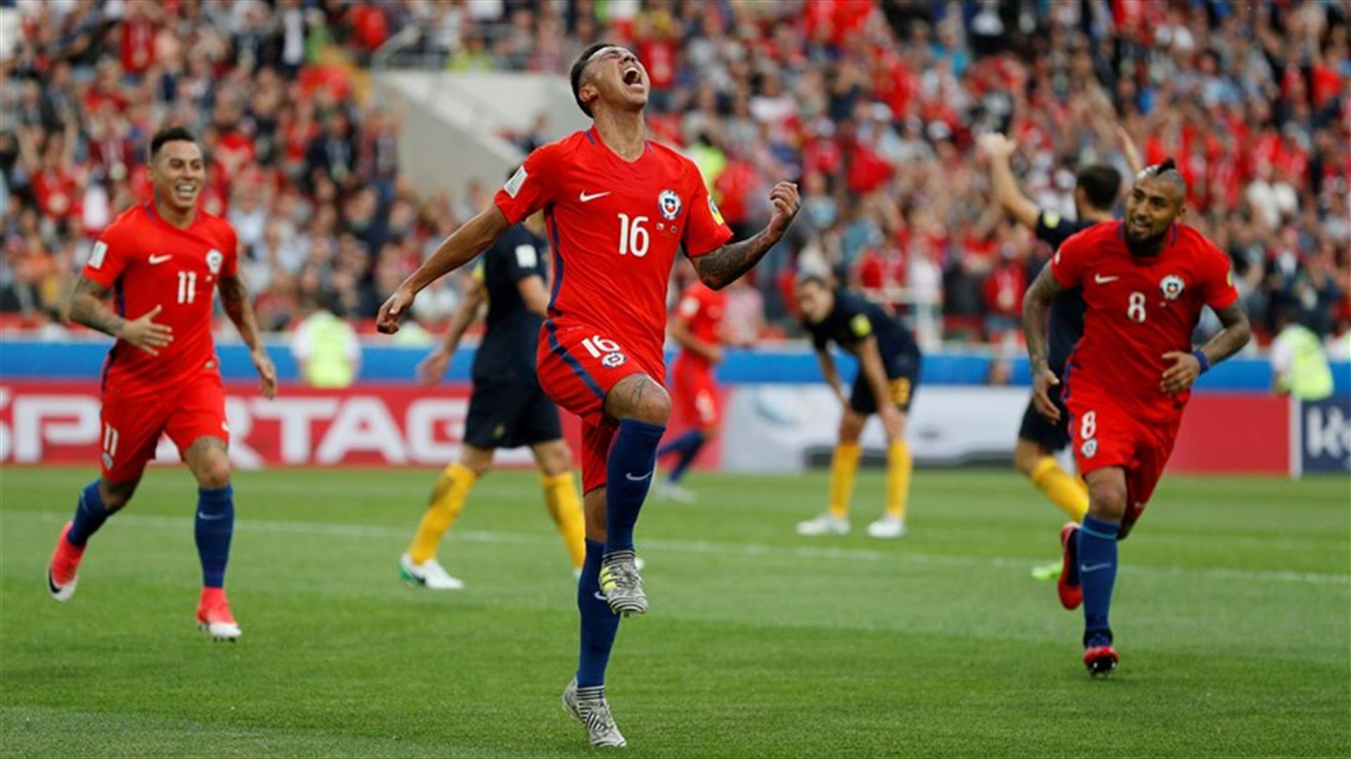 ألمانيا وتشيلي إلى نصف النهائي كأس القارات