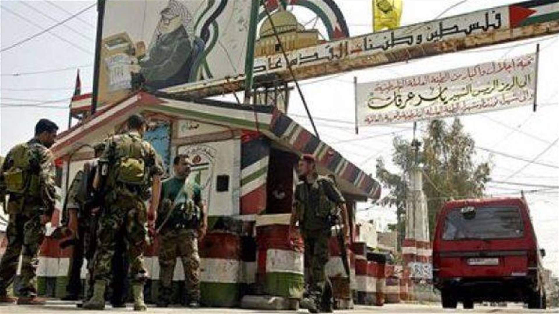 إشكال في عين الحلوة...وإصابة احد عناصر الامن الوطني
