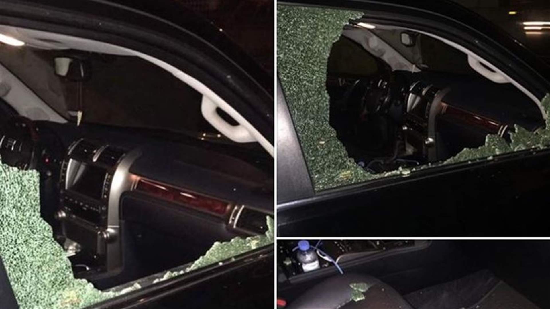 بالصور: سرقة او جوع.. من حطّم زجاج سيارتي الفنان والشاعر؟