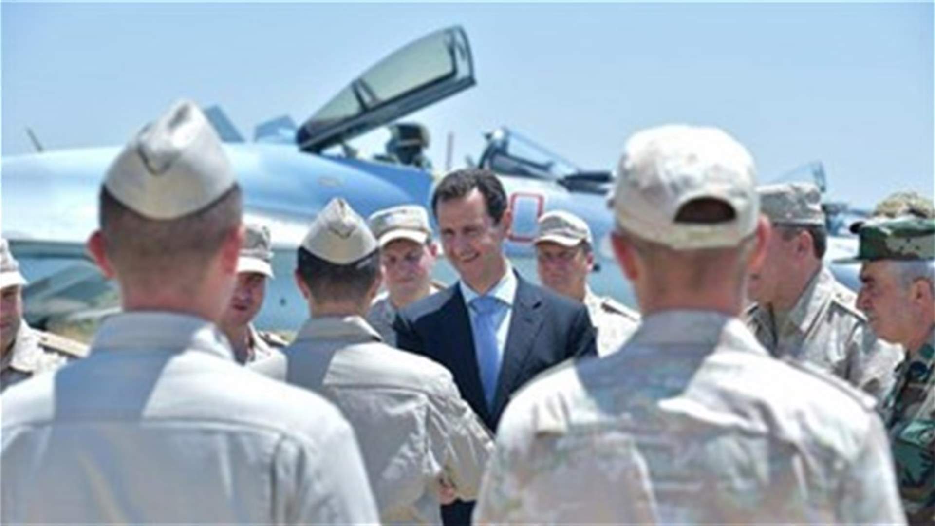 [VIDEO] Syria's Assad visits Russian air base
