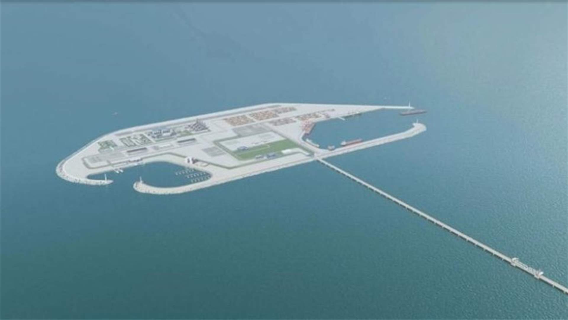 A new island in the Mediterranean...just off Gaza