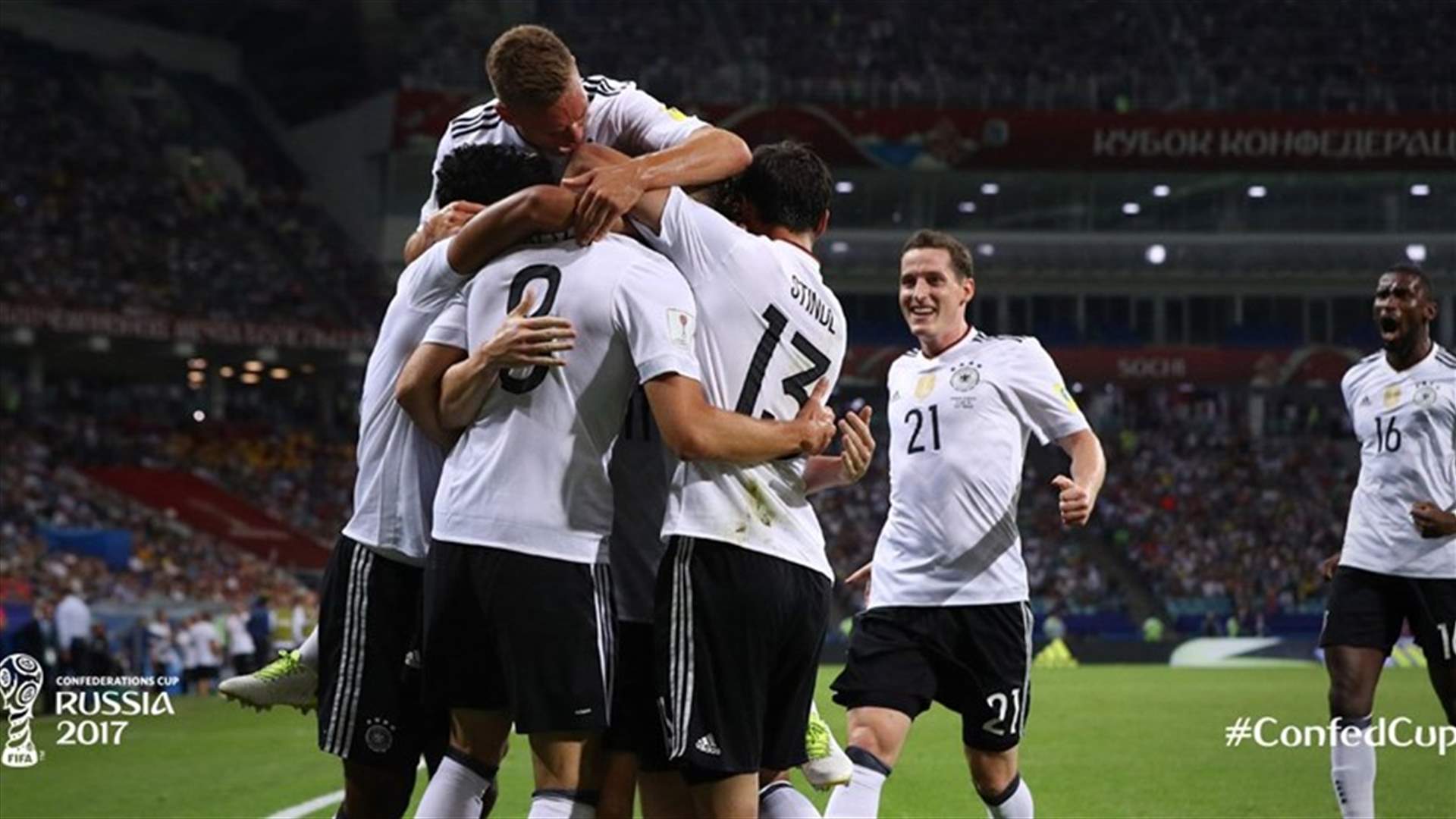 المانيا إلى نهائي كأس القارات 2017