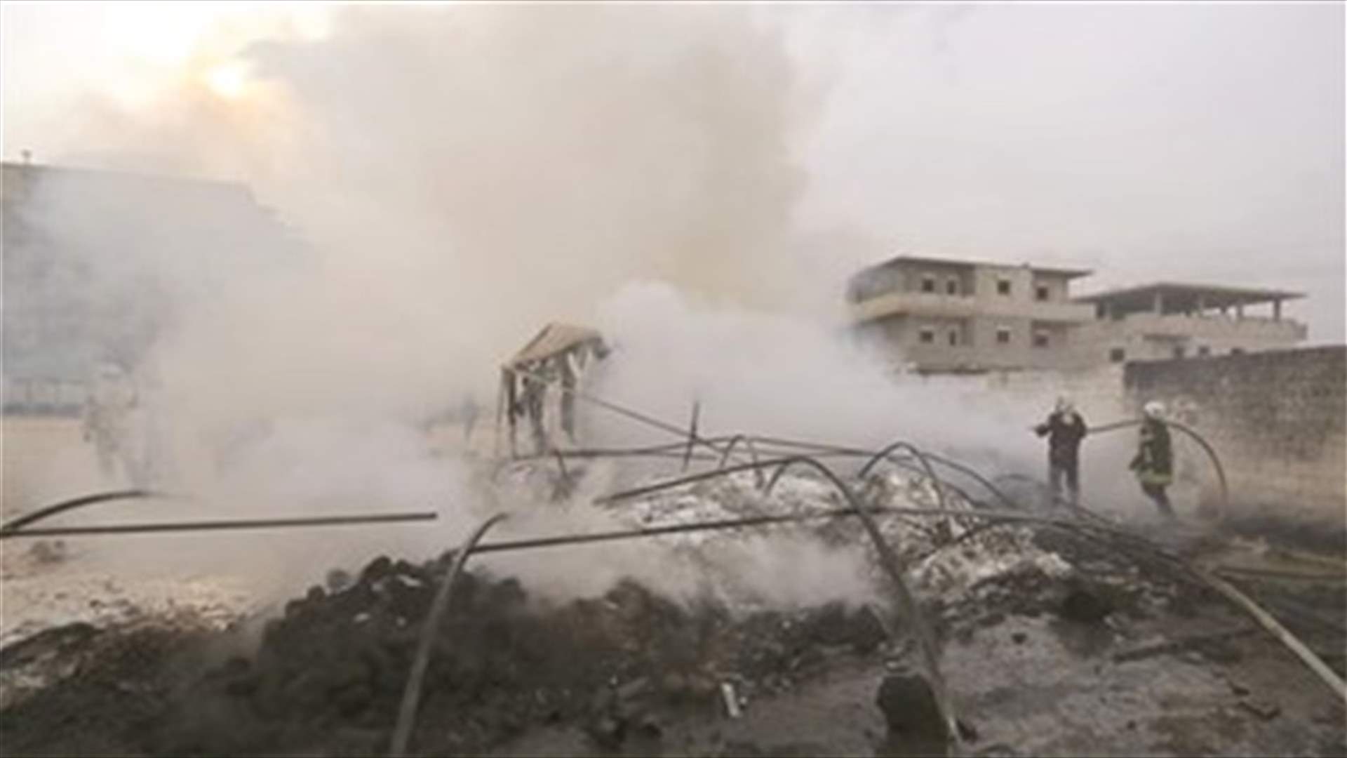 Large fire breaks out in Turkish military zone near Syrian border - media