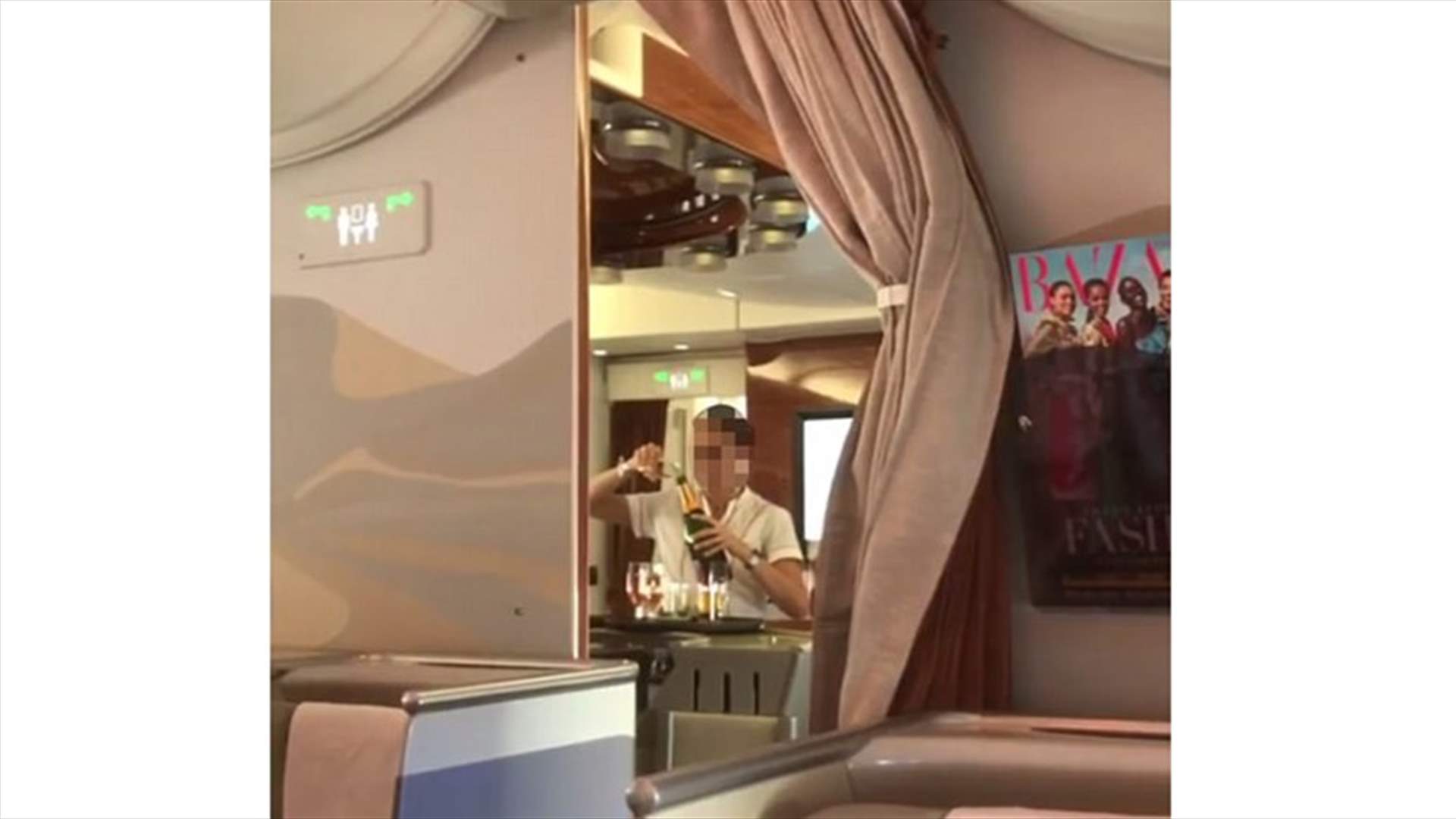 فيديو يثير غضب رواد الانترنت... ماذا فعلت مضيفة طيران الإمارات؟