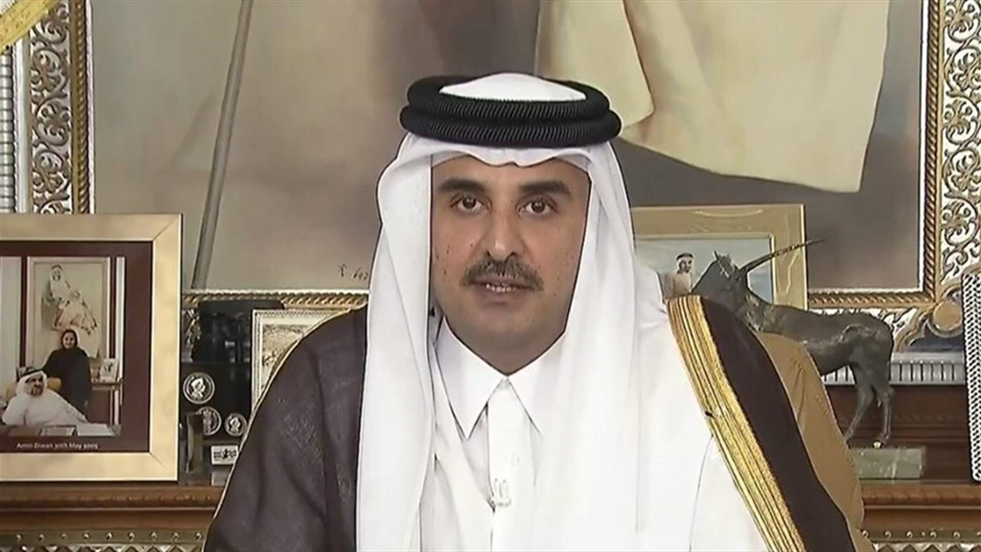 في أول خطاب له منذ الأزمة... أمير قطر مستعد للحوار ولكن!