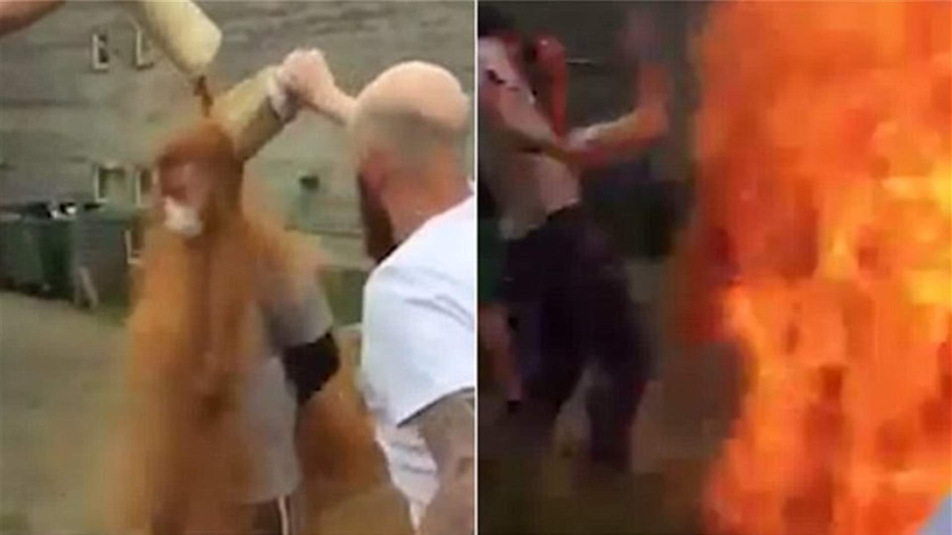 بالفيديو: تقليد دانماركي غريب جعل النار تشتعل في جسمه!