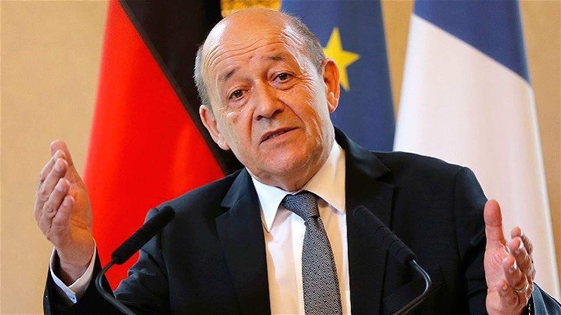 لودريان: المسؤولية مشتركة بين باريس وروما لايجاد حل في ليبيا