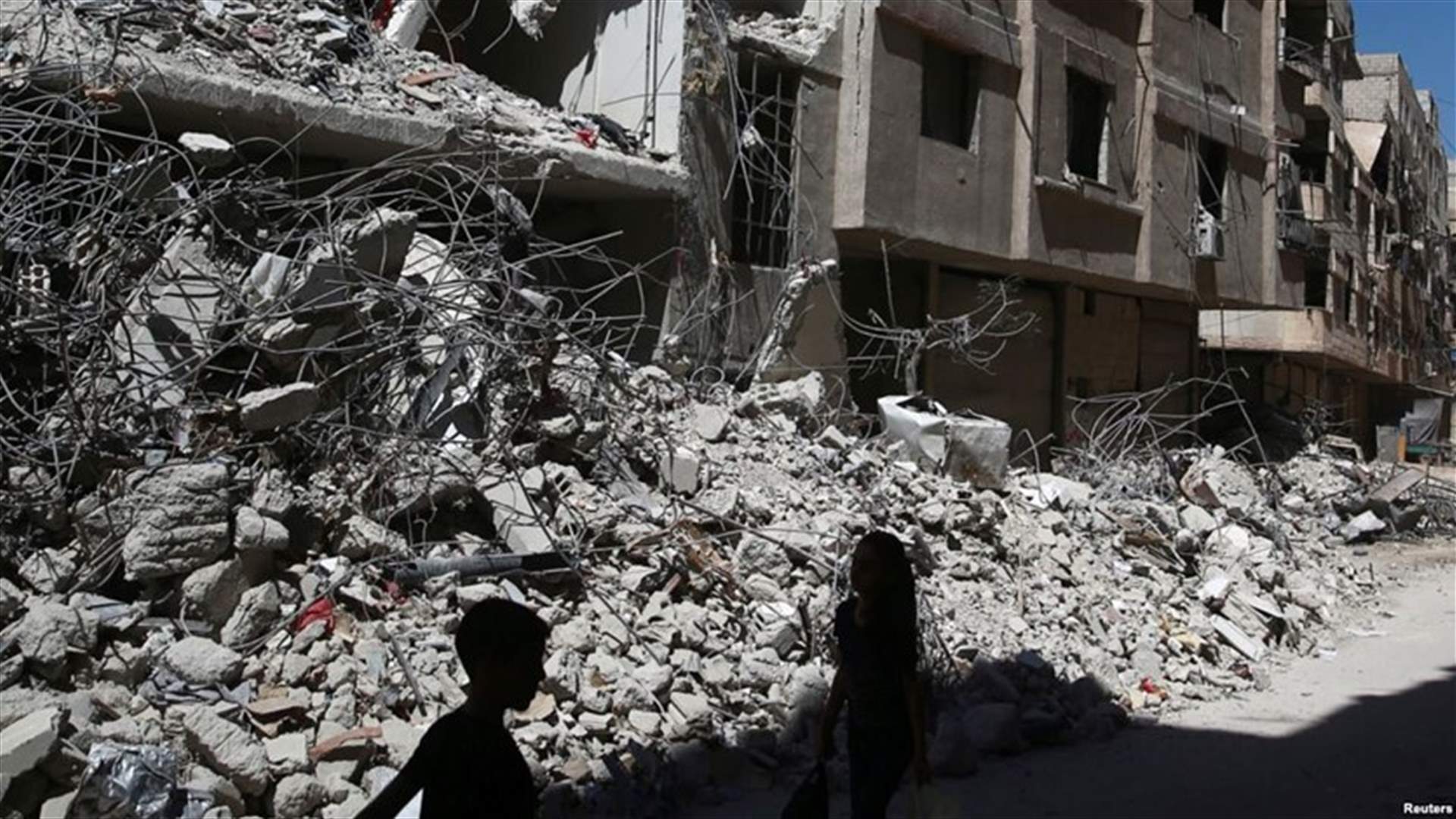 Fighting, air strikes in ceasefire area east of Damascus - war monitor