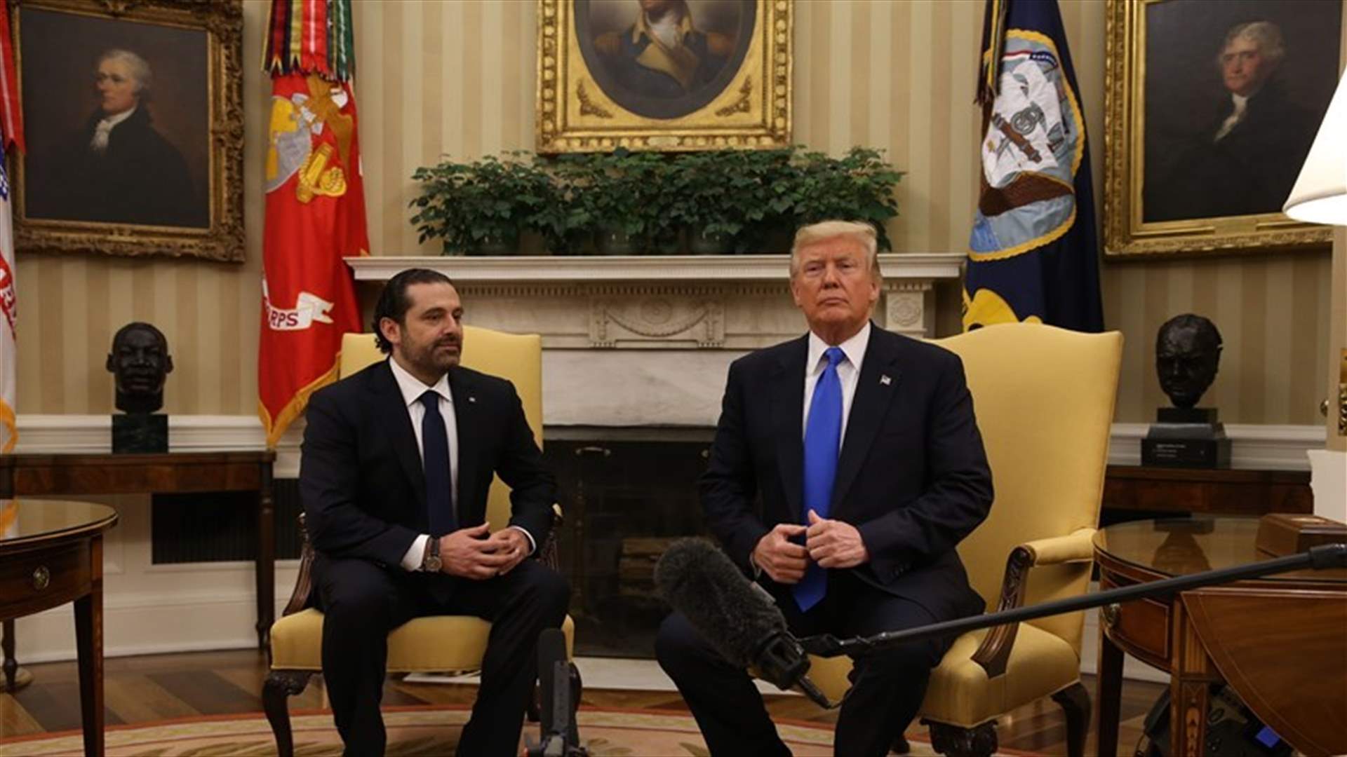 Hariri from Washington: I do not approve of Hezbollah’s operation in Arsal mountains
