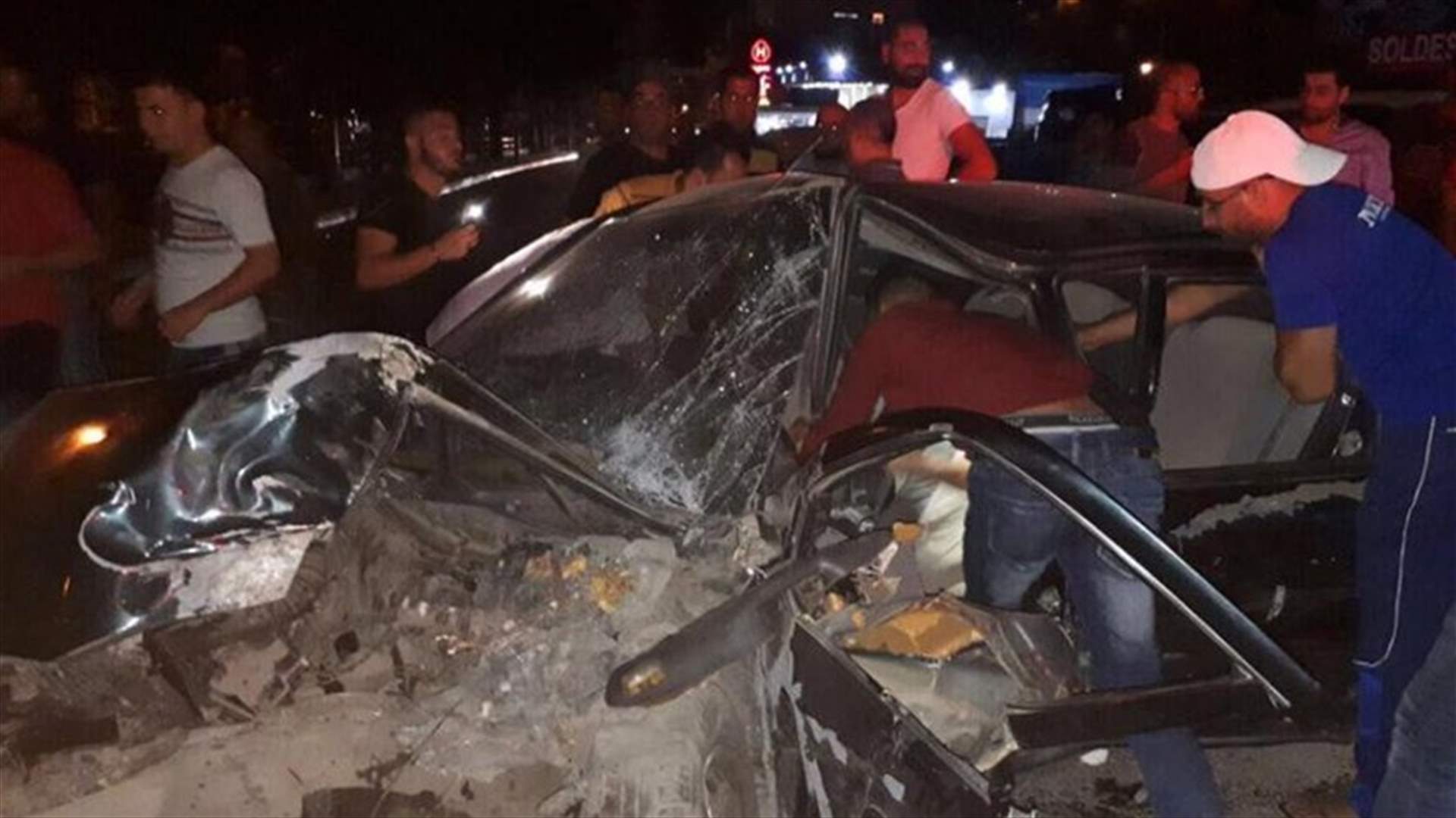 جريحان بحادث مروع في زحلة