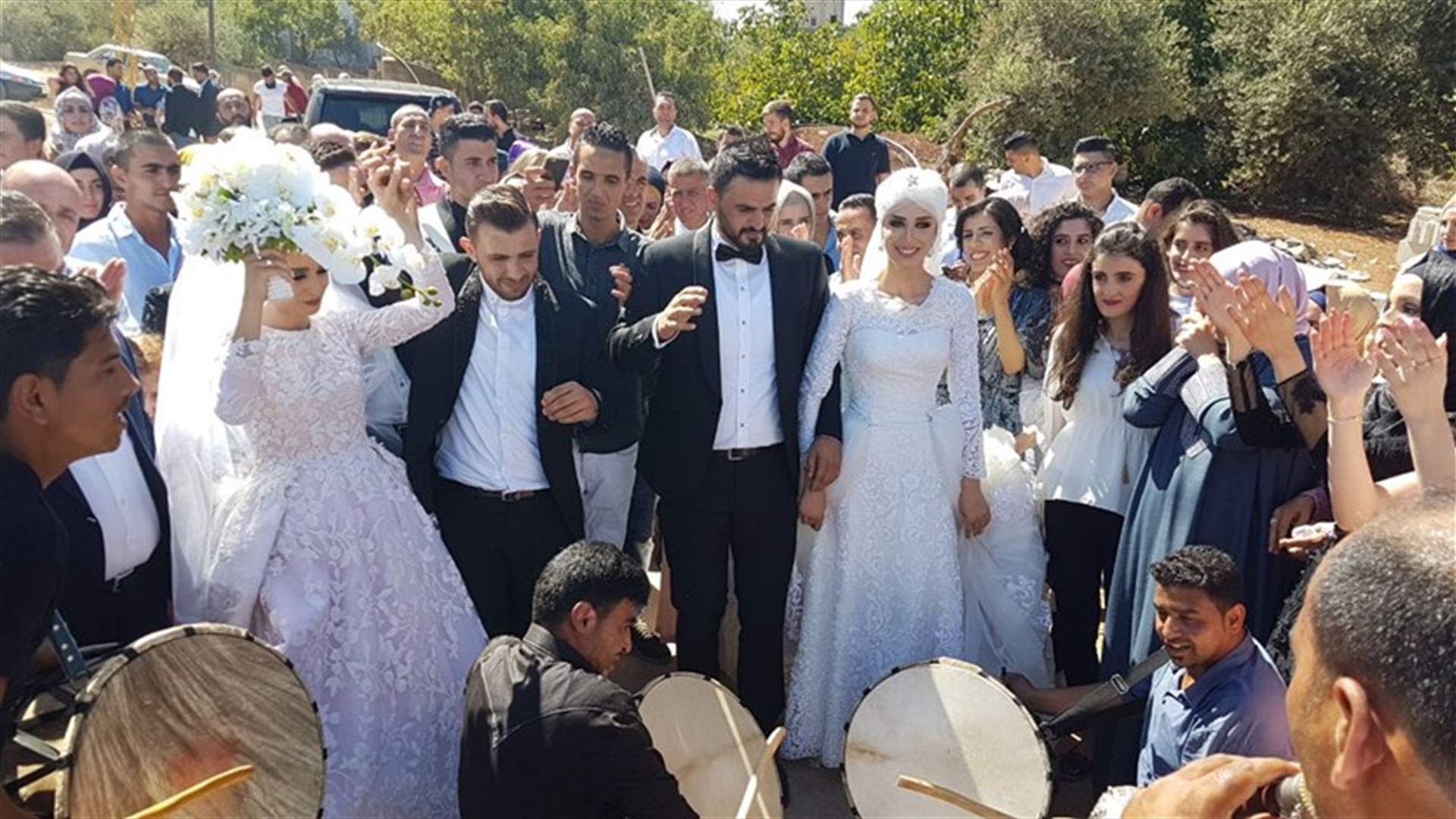 بالصورة-  عرس جماعي في عكار