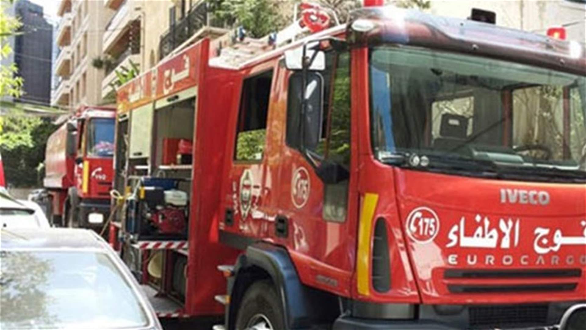 حريق في المدينة الصناعية بصيدا...