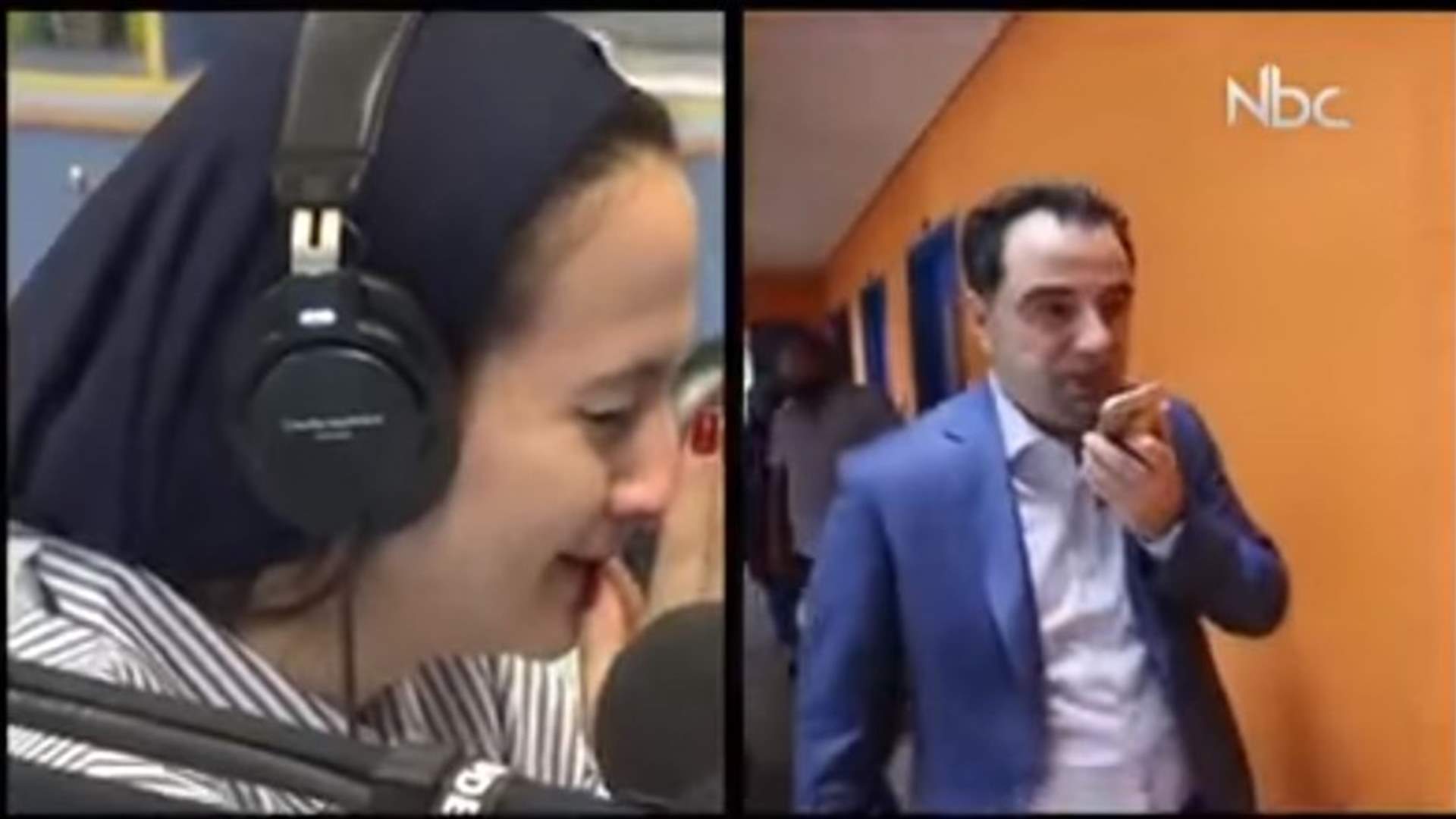 بالفيديو- فلسطيني يطلب يد مذيعة مباشرة على الهواء!