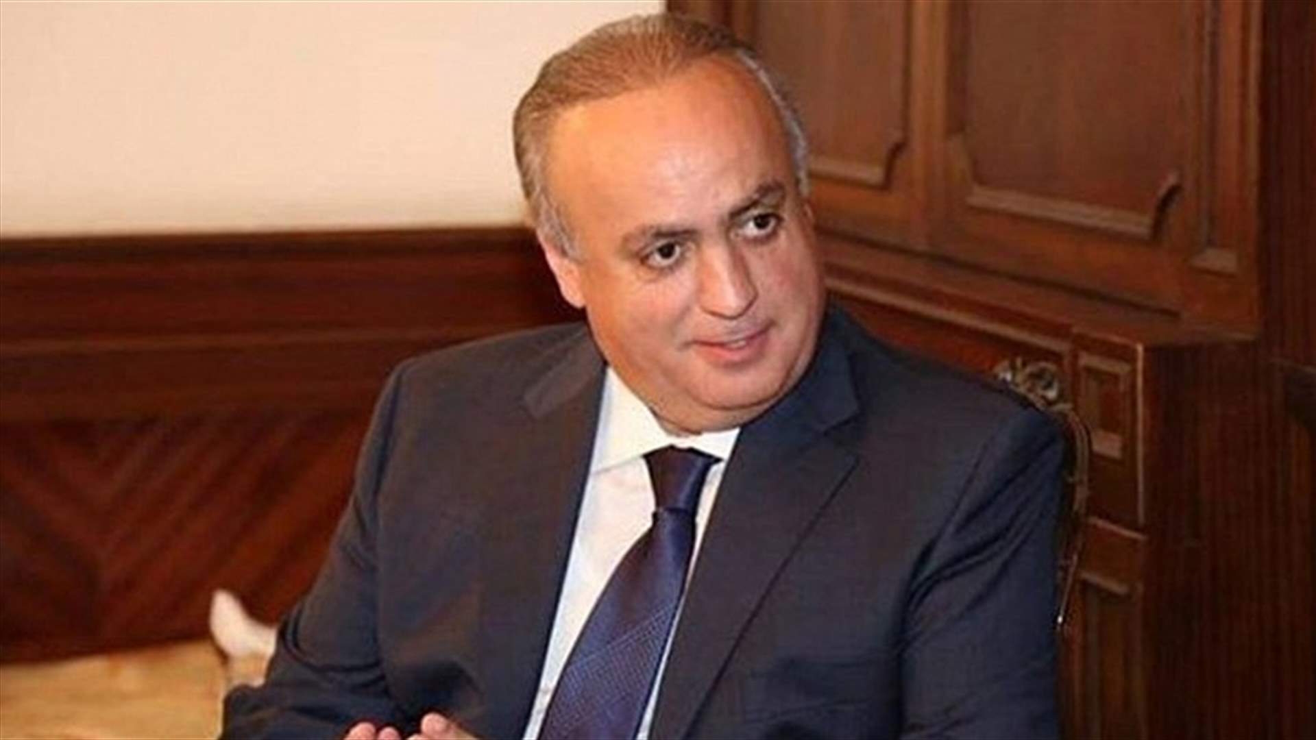 بالصورة - وهاب يوّدع نجله هادي