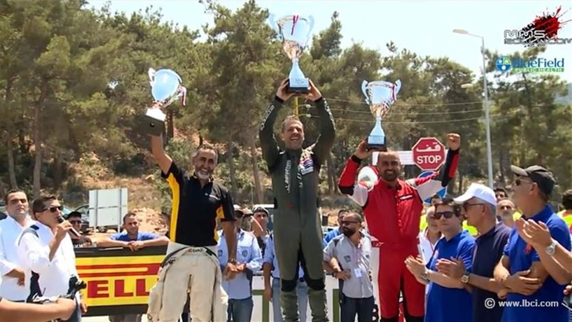 بالفيديو - روجيه فغالي بطل لبنان لتسلق الهضبة 2017