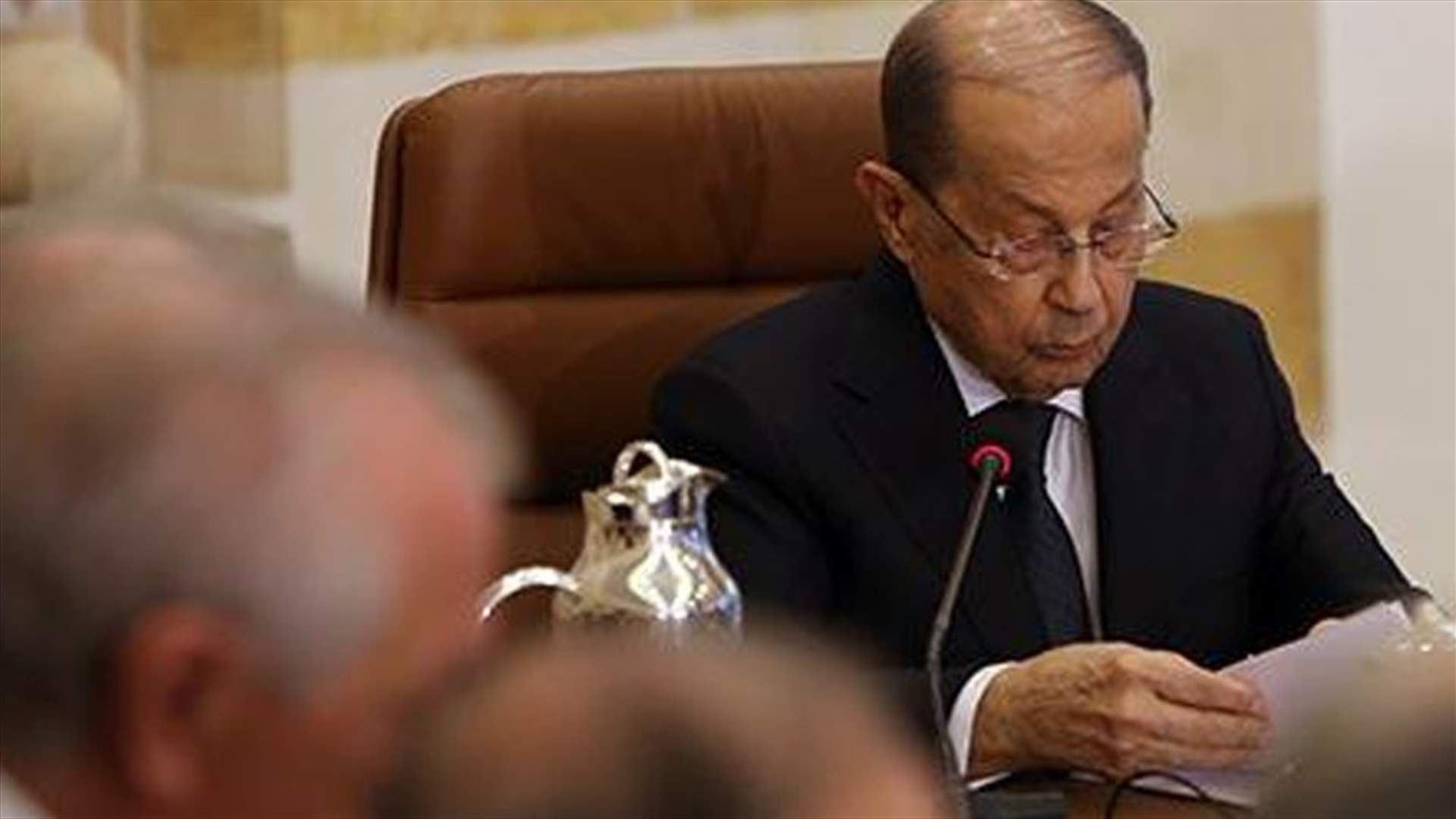 عون سيوقع قانوني السلسلة والضرائب الأسبوع الحالي...