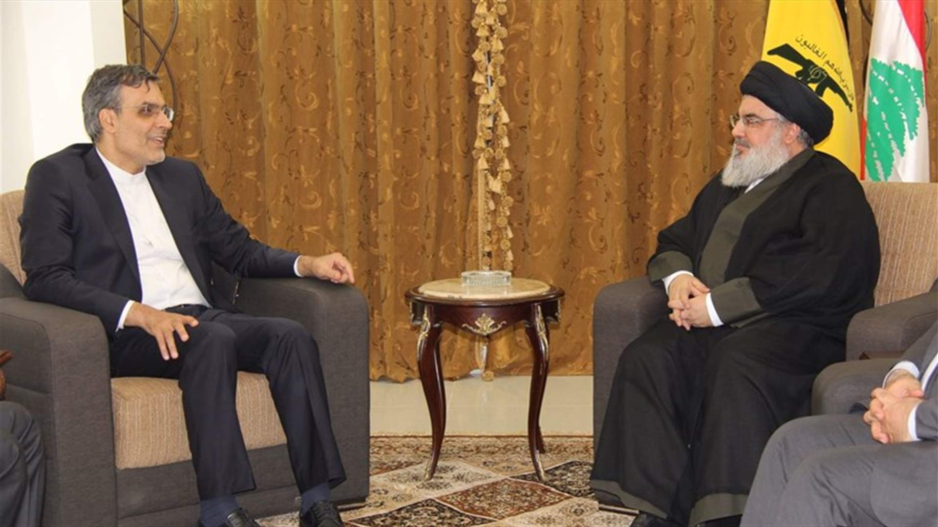 بالصورة - لقاء بين نصرالله ومعاون وزير خارجية ايران