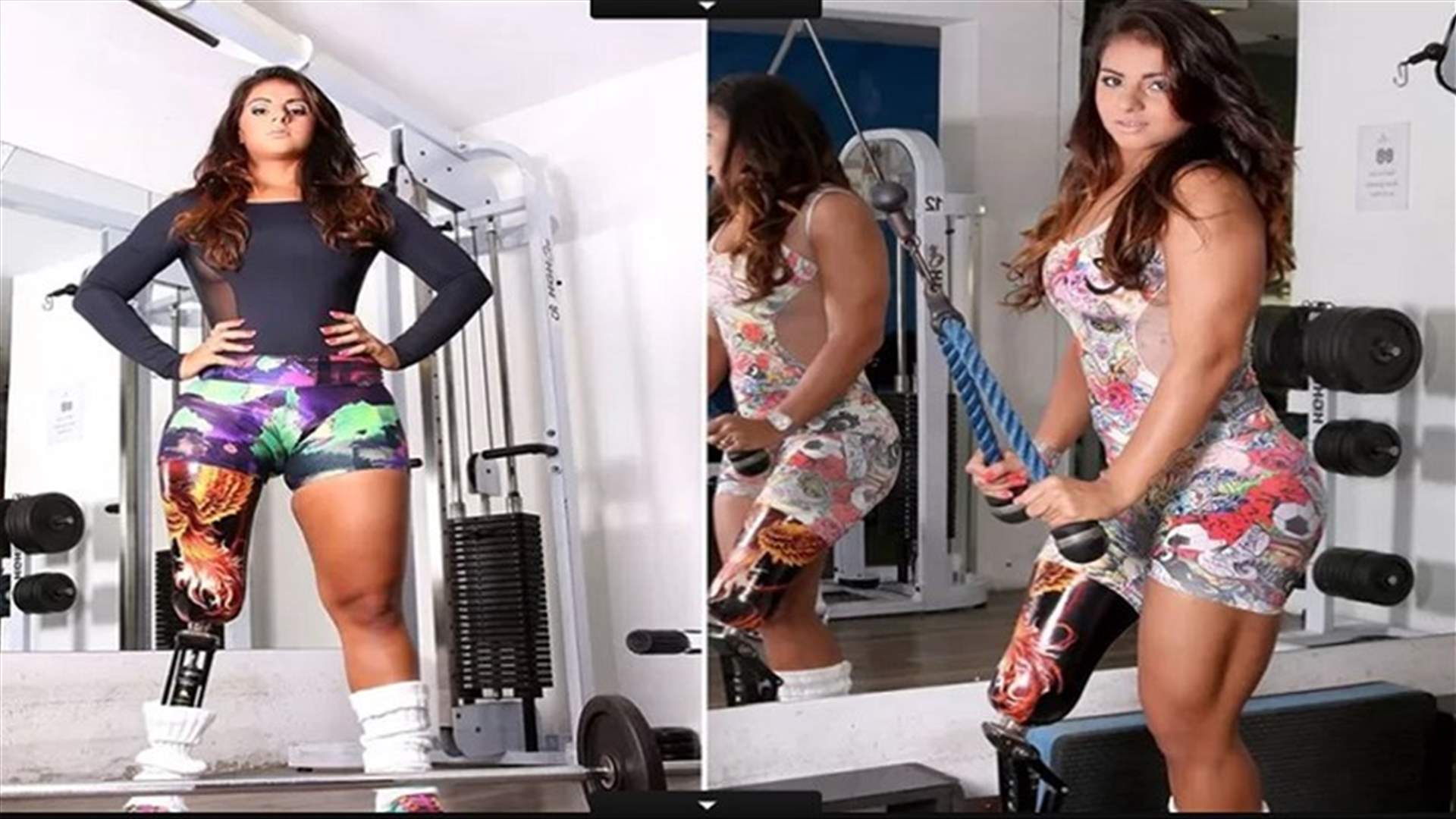 بالصور والفيديو - بساق واحدة... هذه الرياضية تخطف الأنظار برقصها!