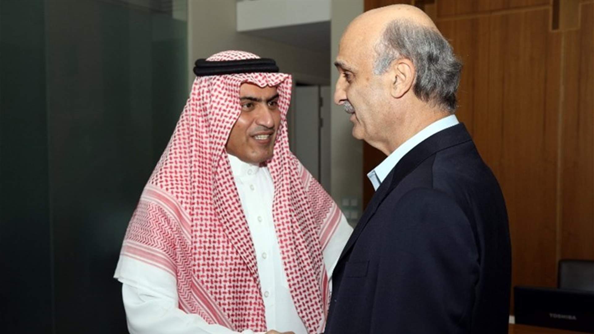 السبهان بعد لقائه جعجع: الطقس جميل دوما في معراب