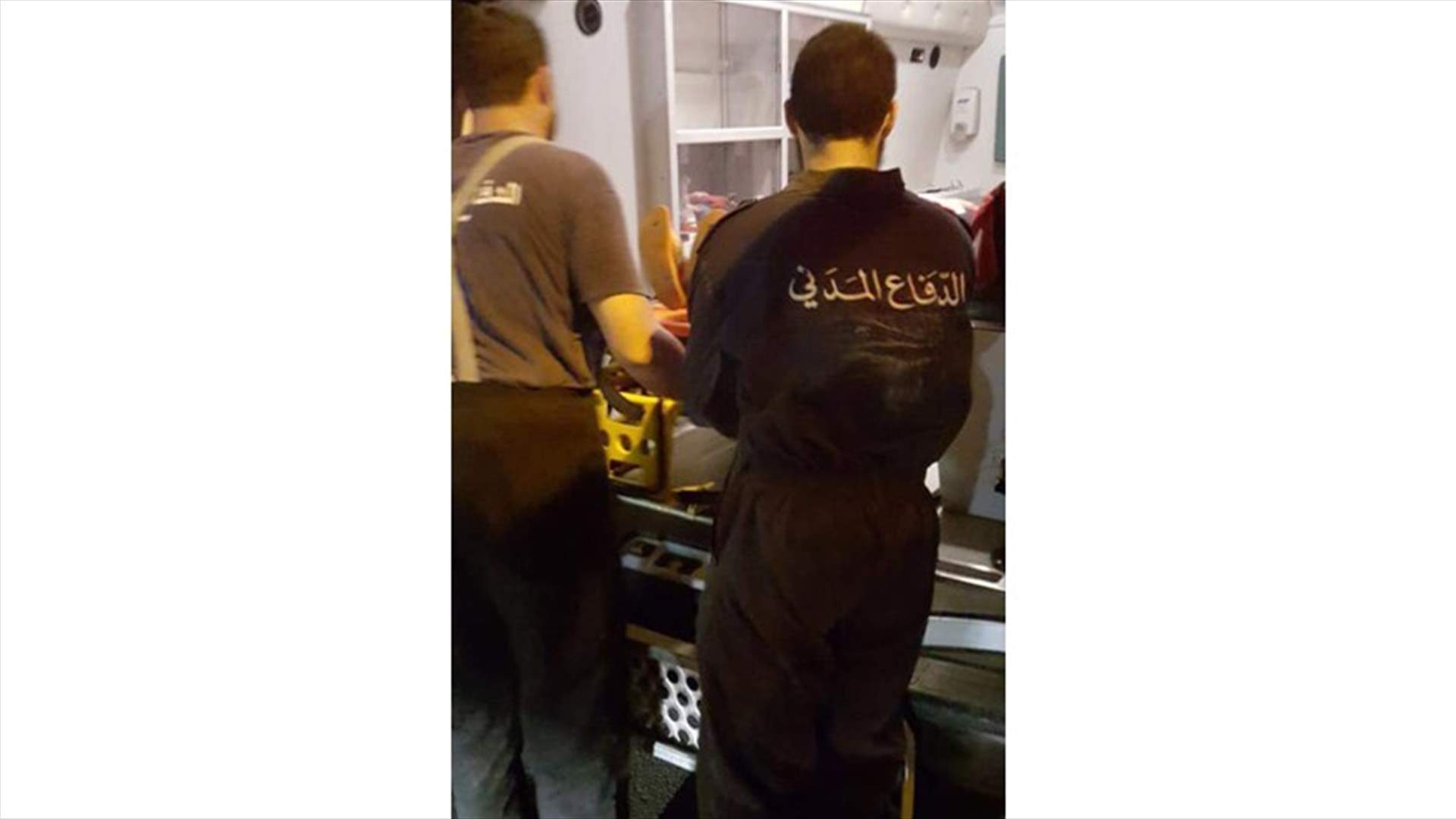 جريحة أثيوبية صدما في حارة صخر
