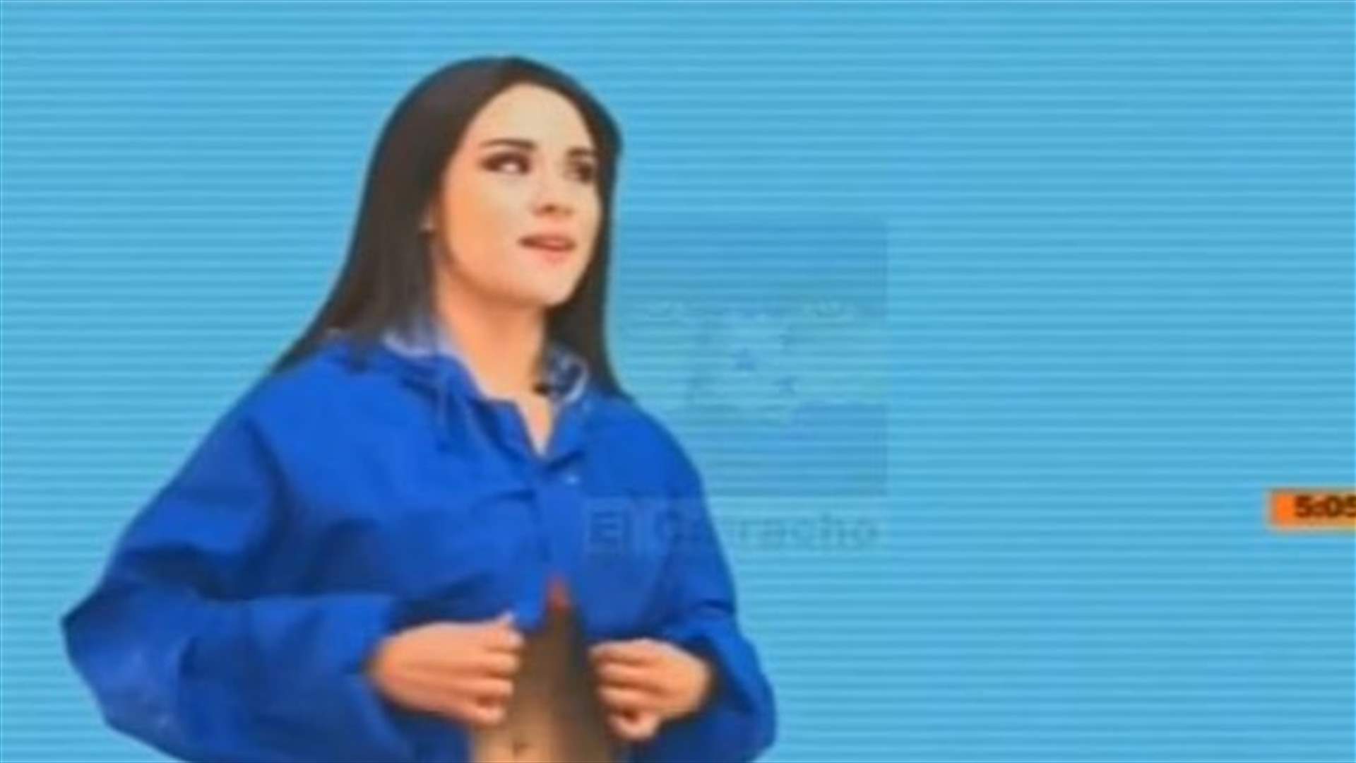 بالفيديو - مباشرة على الهواء... هذا ما فعلته مقدّمة نشرة الأحوال الجويّة