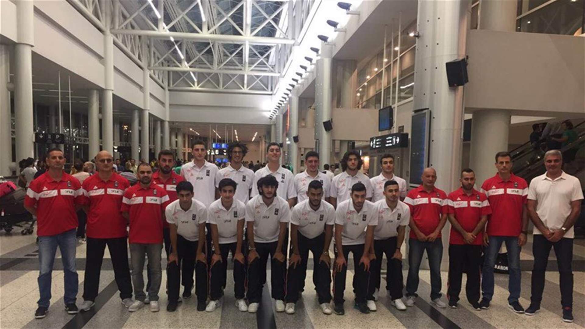 بطولة غرب آسيا للناشئين في كرة السلة:  بعثة منتخب لبنان الى ايران