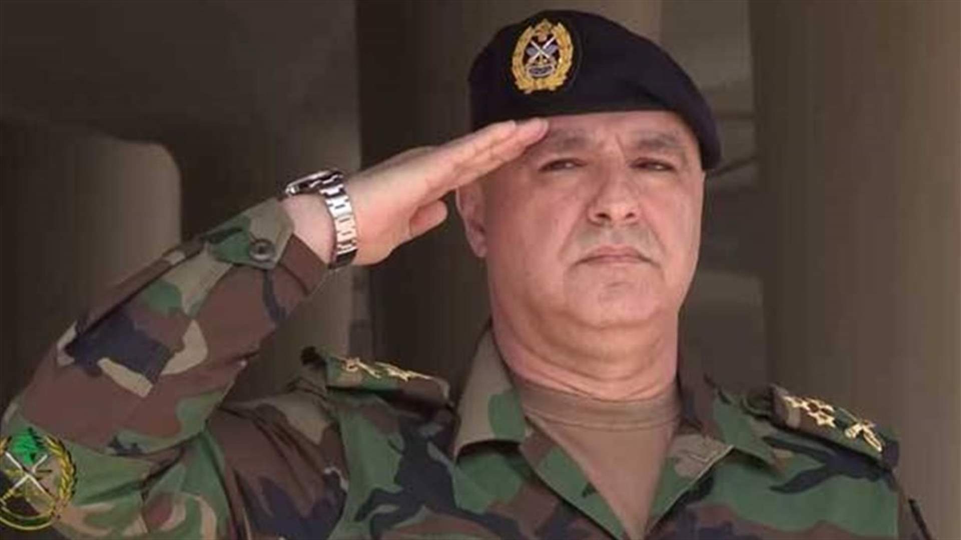 قائد القيادة الوسطى الأميركية هنأ العماد عون بمعركة الجرود: مستمرون بدعم الجيش