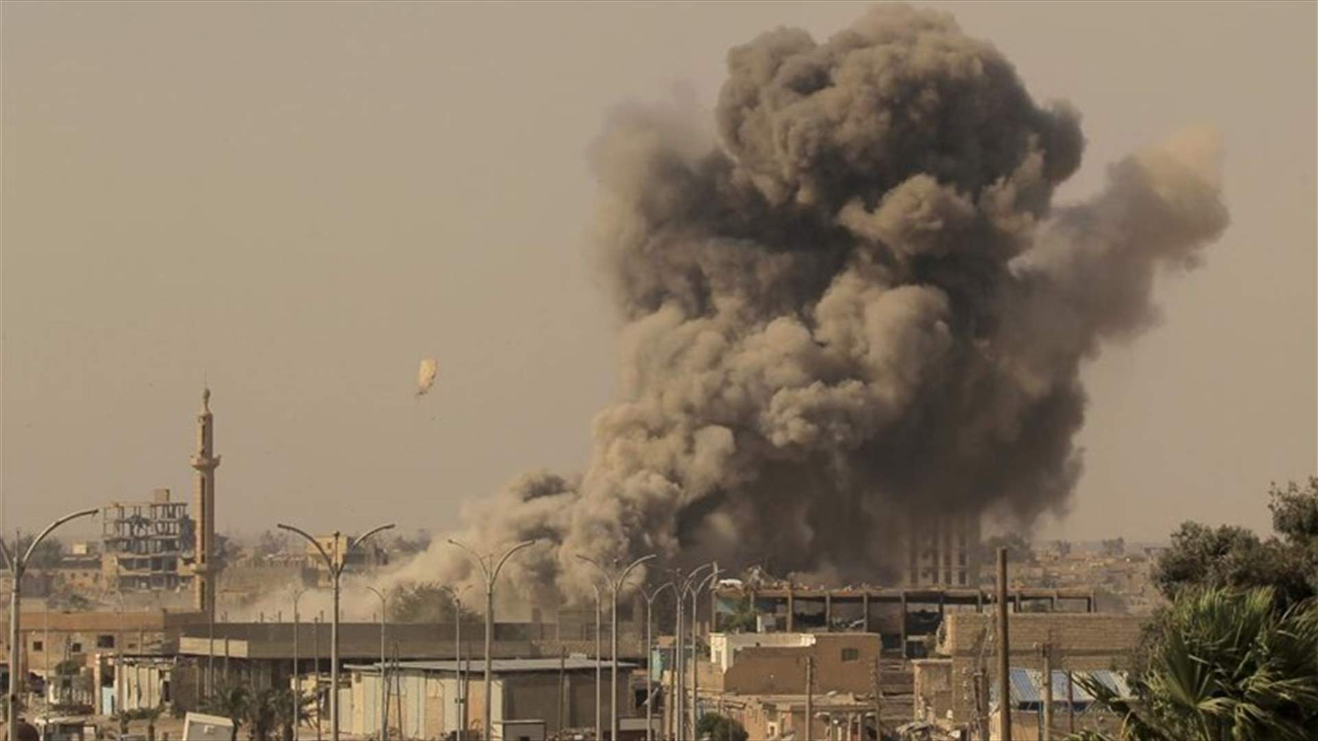 Heavy civilian casualties in Raqqa from air strikes - UN