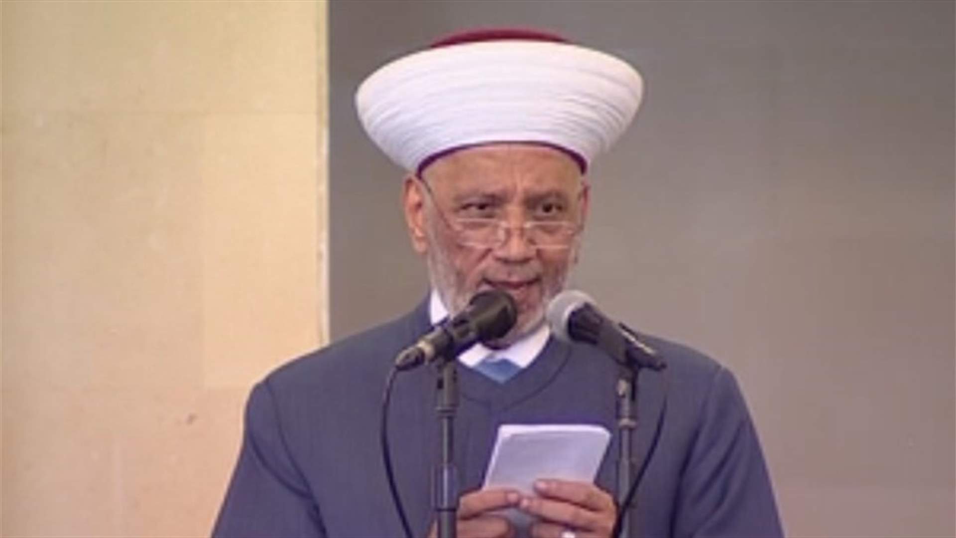 Mufti Daryan: Army can protect all Lebanese people