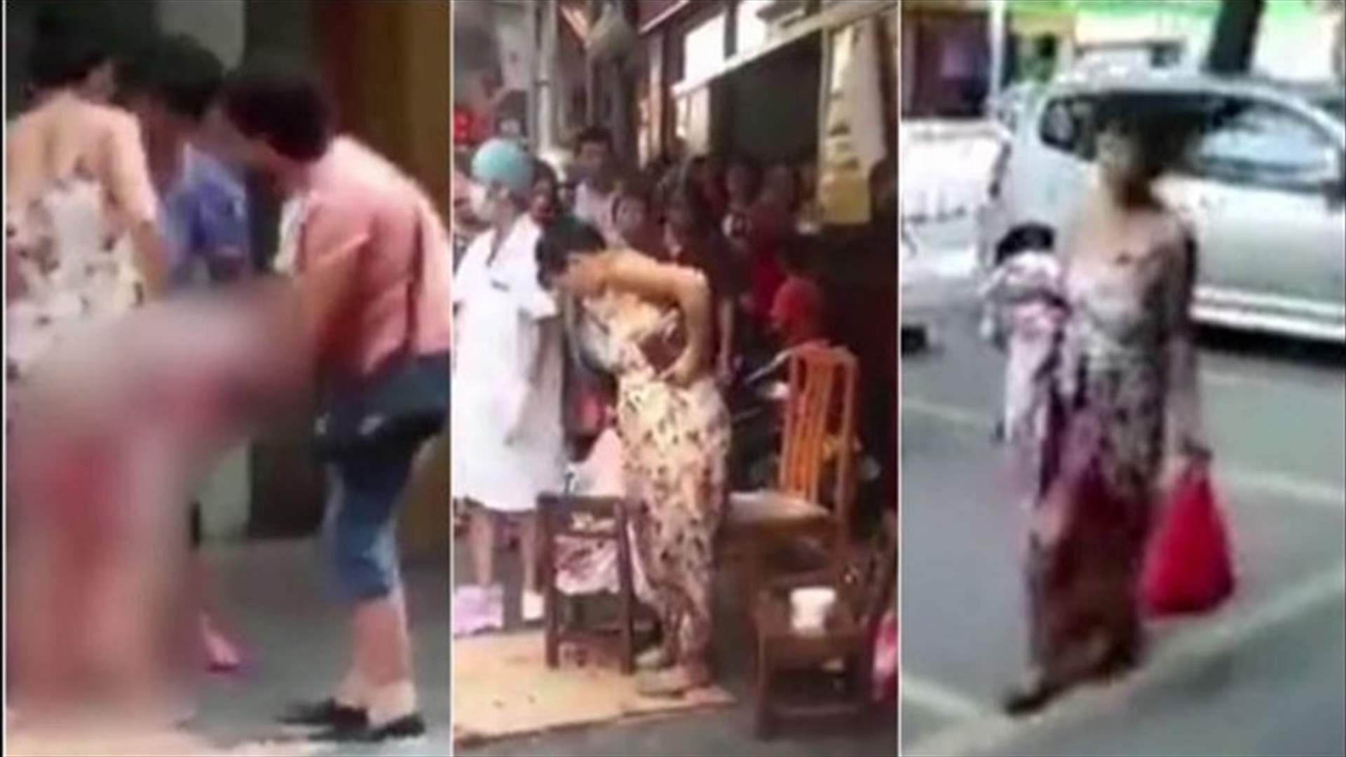 بالفيديو – أنجبت طفلها في الشارع... وأكملت التسوّق!