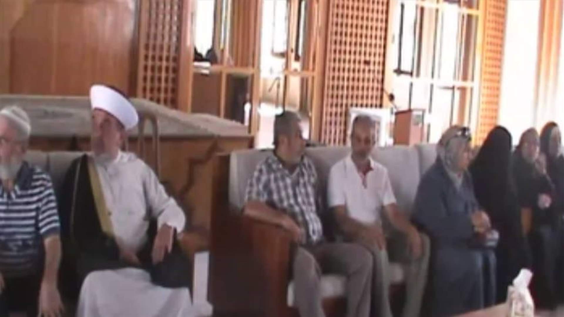 أهالي موقوفي حوادث عبرا عند مفتي صيدا