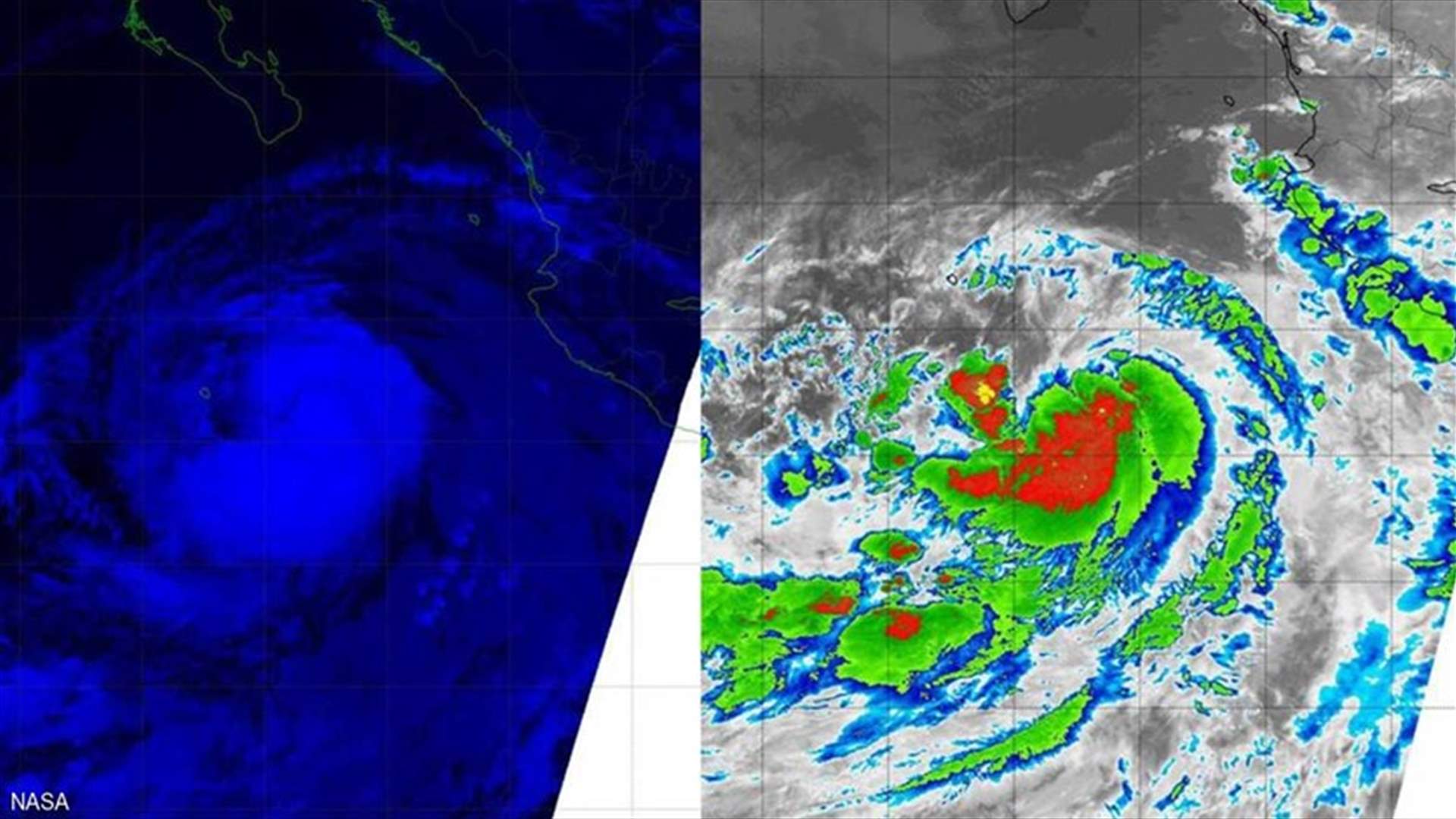 نورما يضعف ويتحول لعاصفة مدارية مع اقترابه من باها المكسيكية