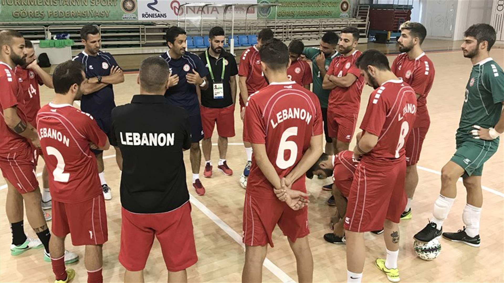 رجال الأرز يتحدون مجموعة الموت في كرة الصالات والبداية في مواجهة الساموراي